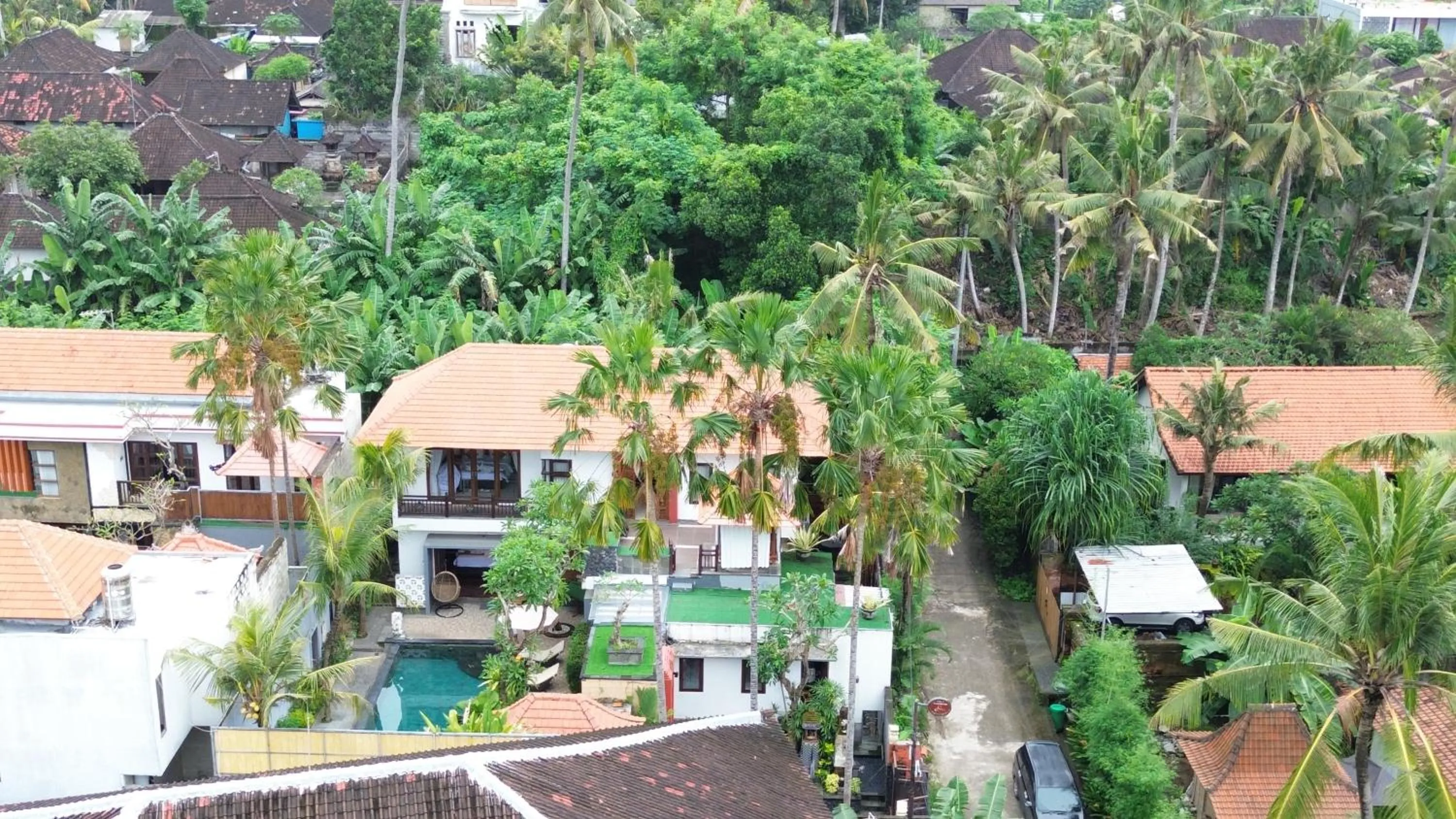 Bird's eye view in Kayangan Saba Villa