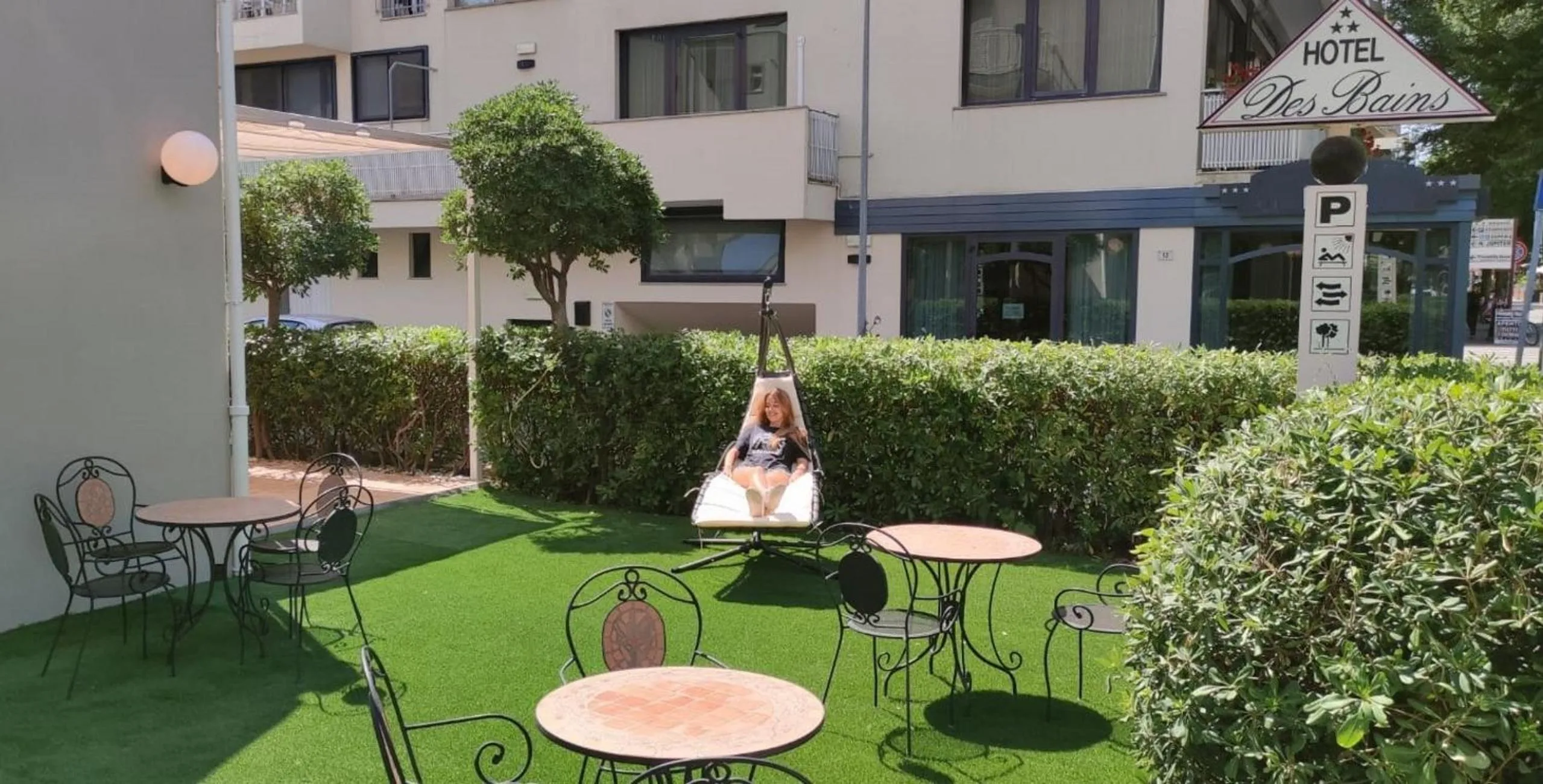 Garden in Hotel Des Bains