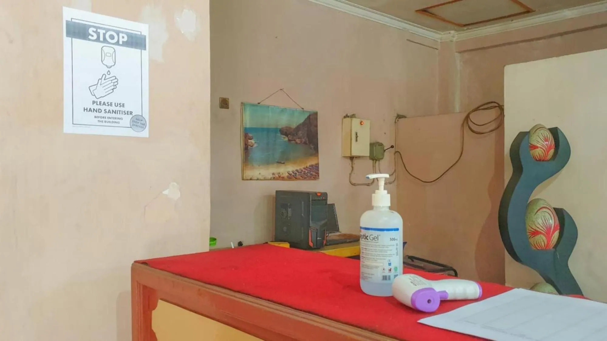 Lobby or reception in Hotel Jaya Kusuma near Candi Prambanan Mitra RedDoorz