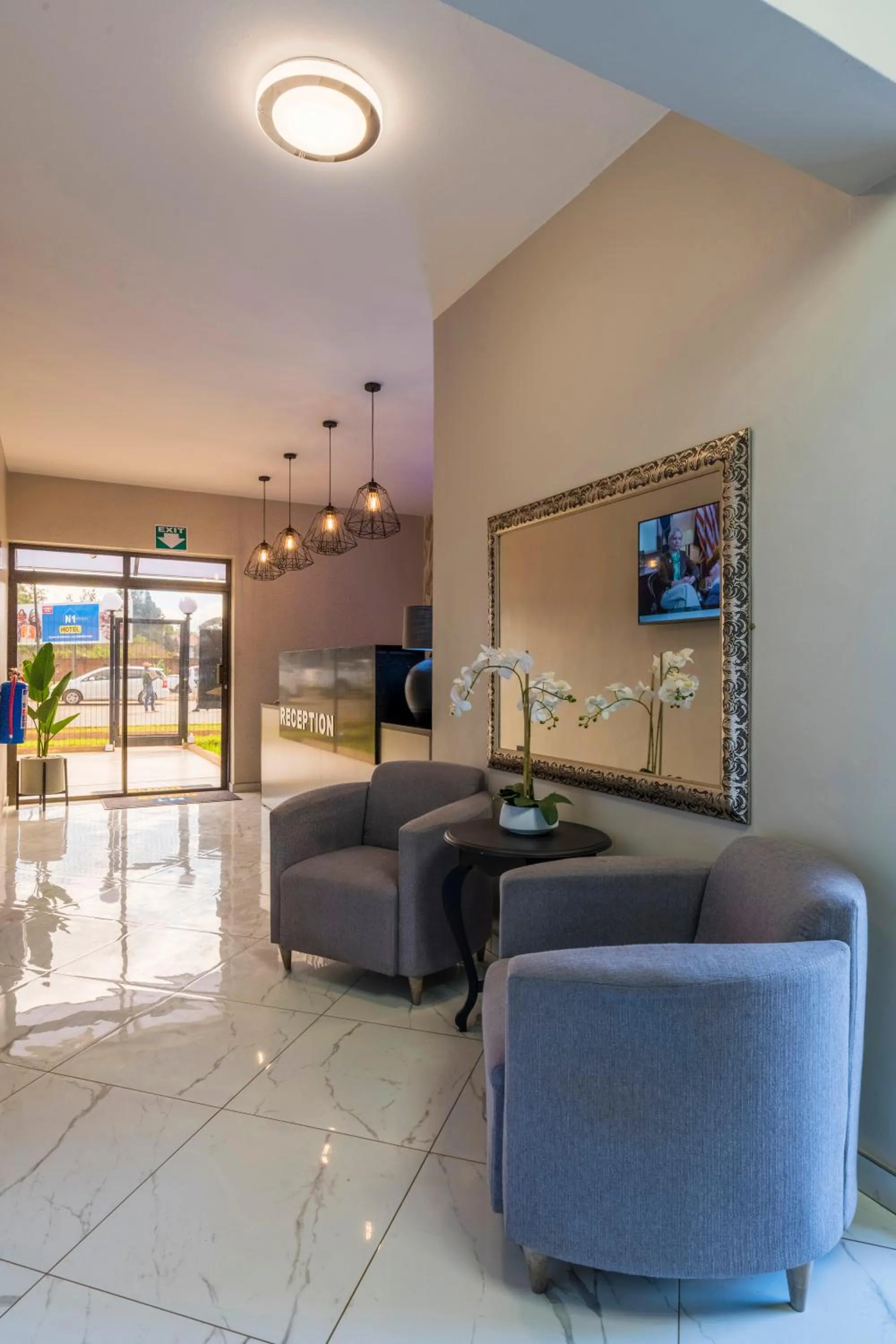 Lobby or reception in N1 Hotel Rotten Row Harare