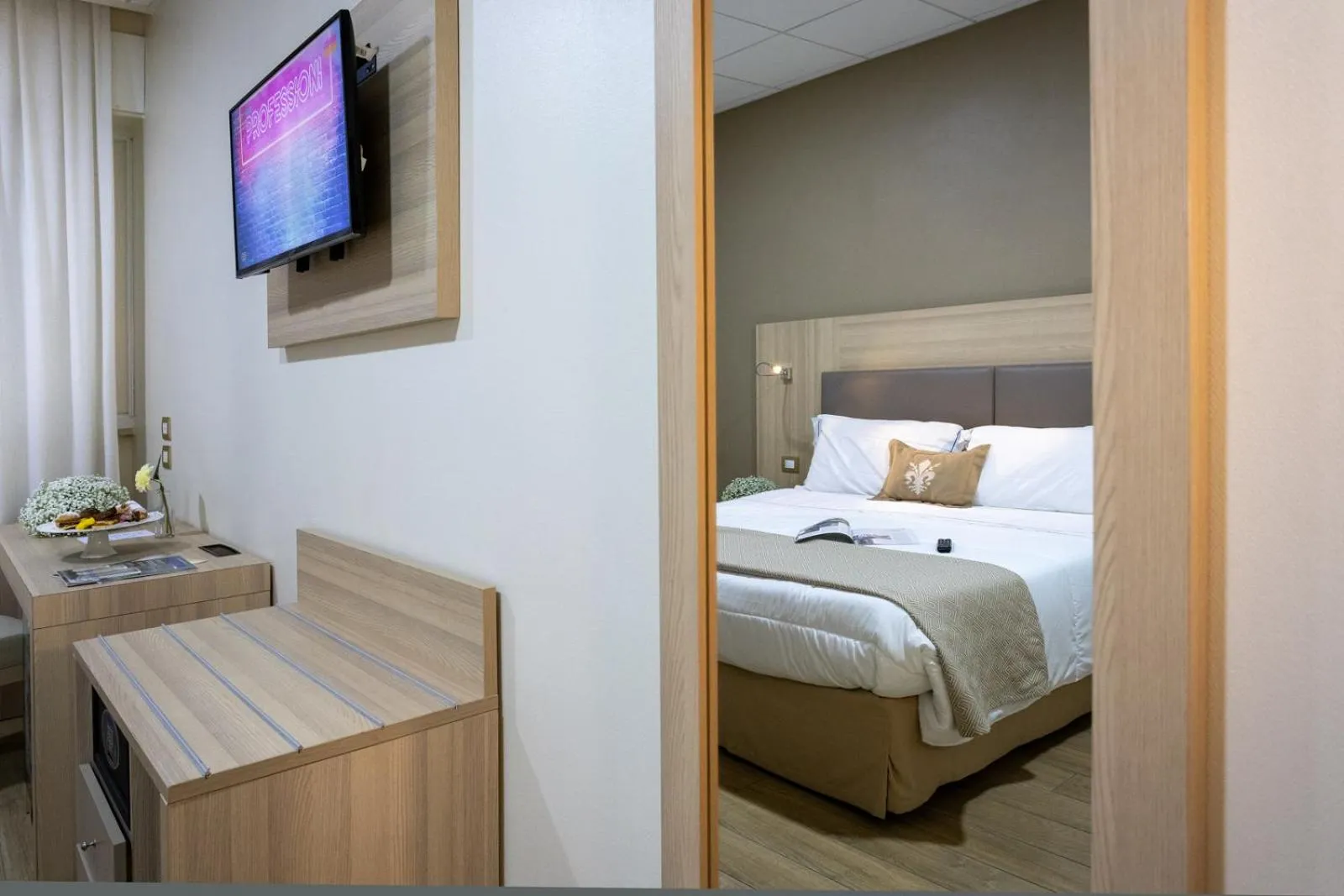 Bedroom, Bed in Hotel I Gigli