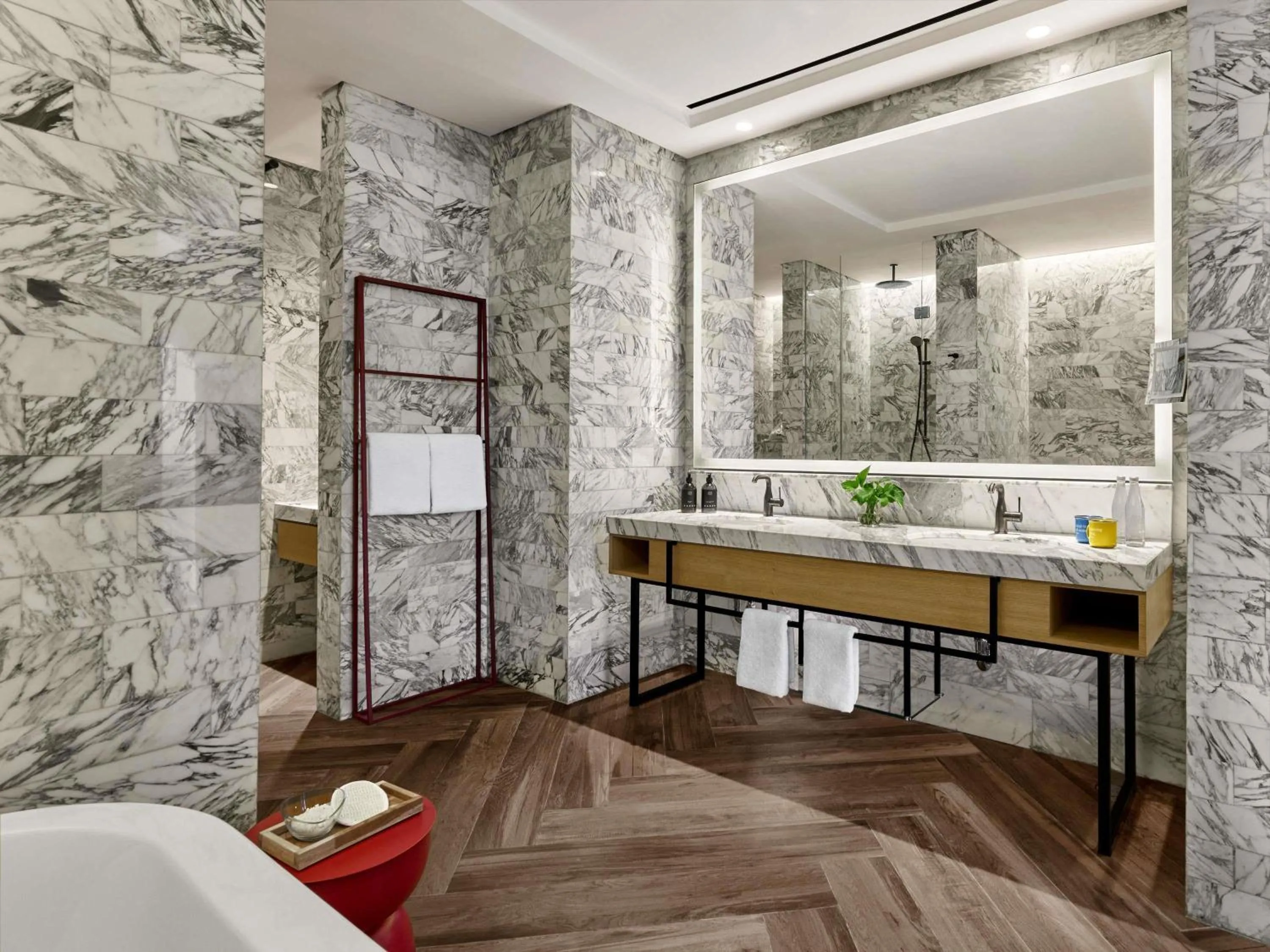 Bedroom in 25hours Hotel Jakarta The Oddbird