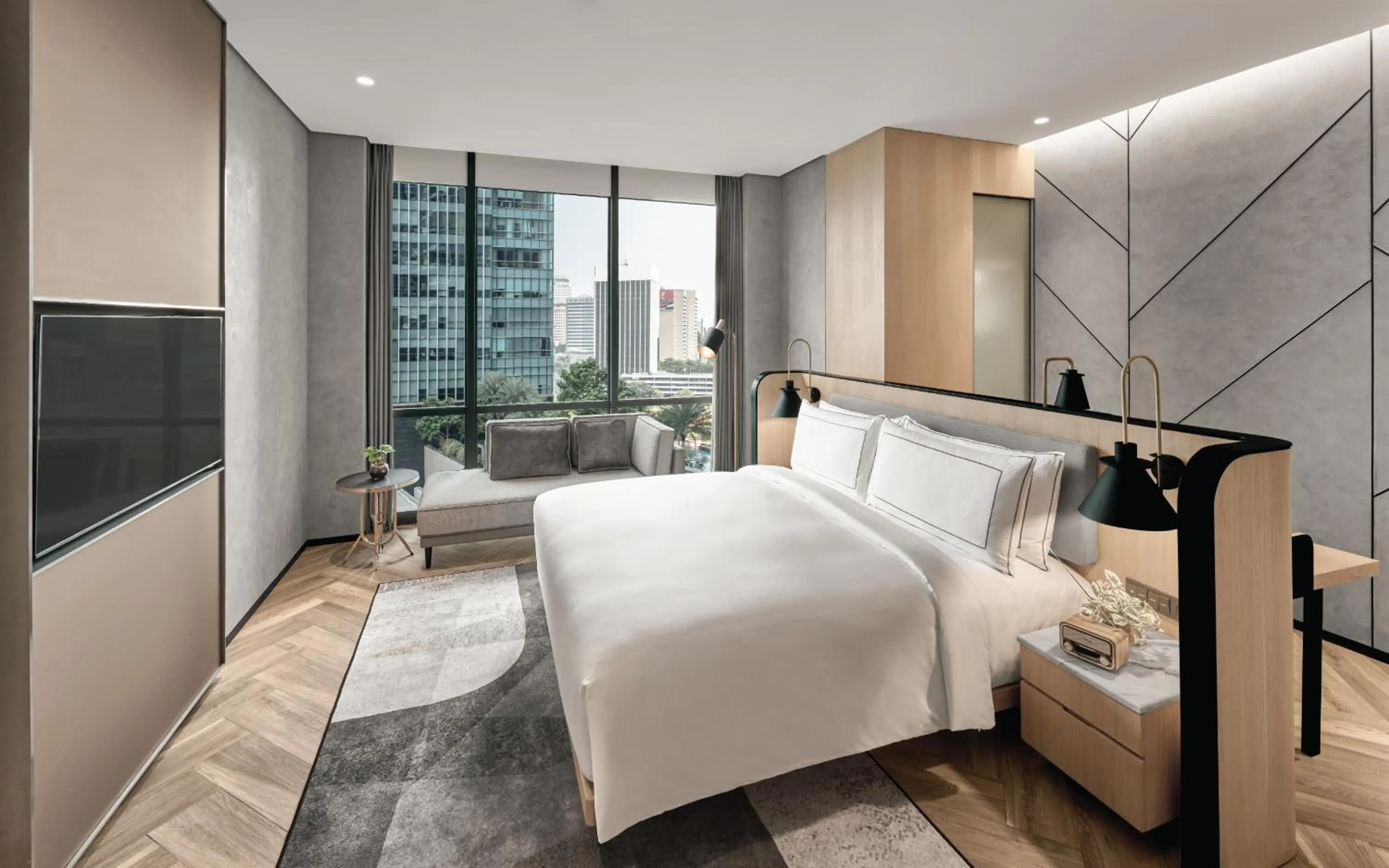 Bed in 25hours Hotel Jakarta The Oddbird