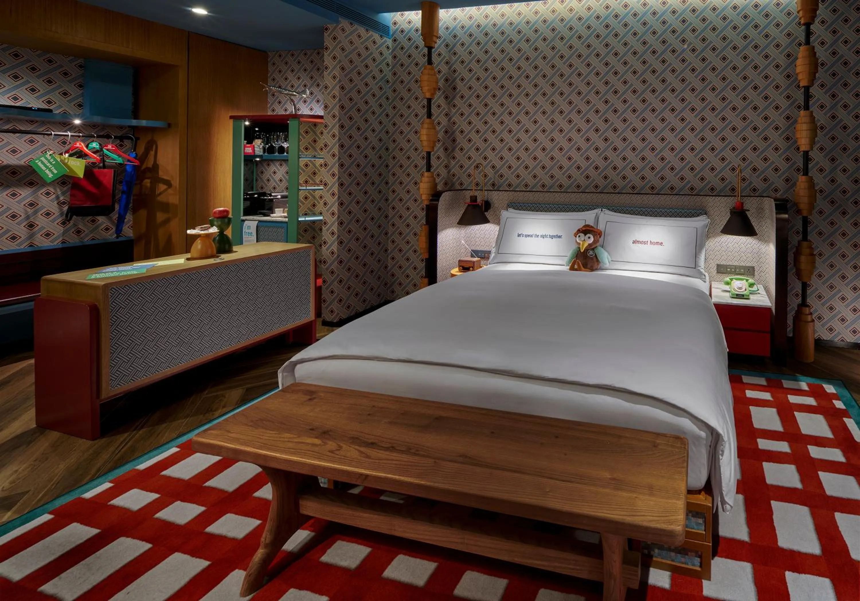 Bed in 25hours Hotel Jakarta The Oddbird