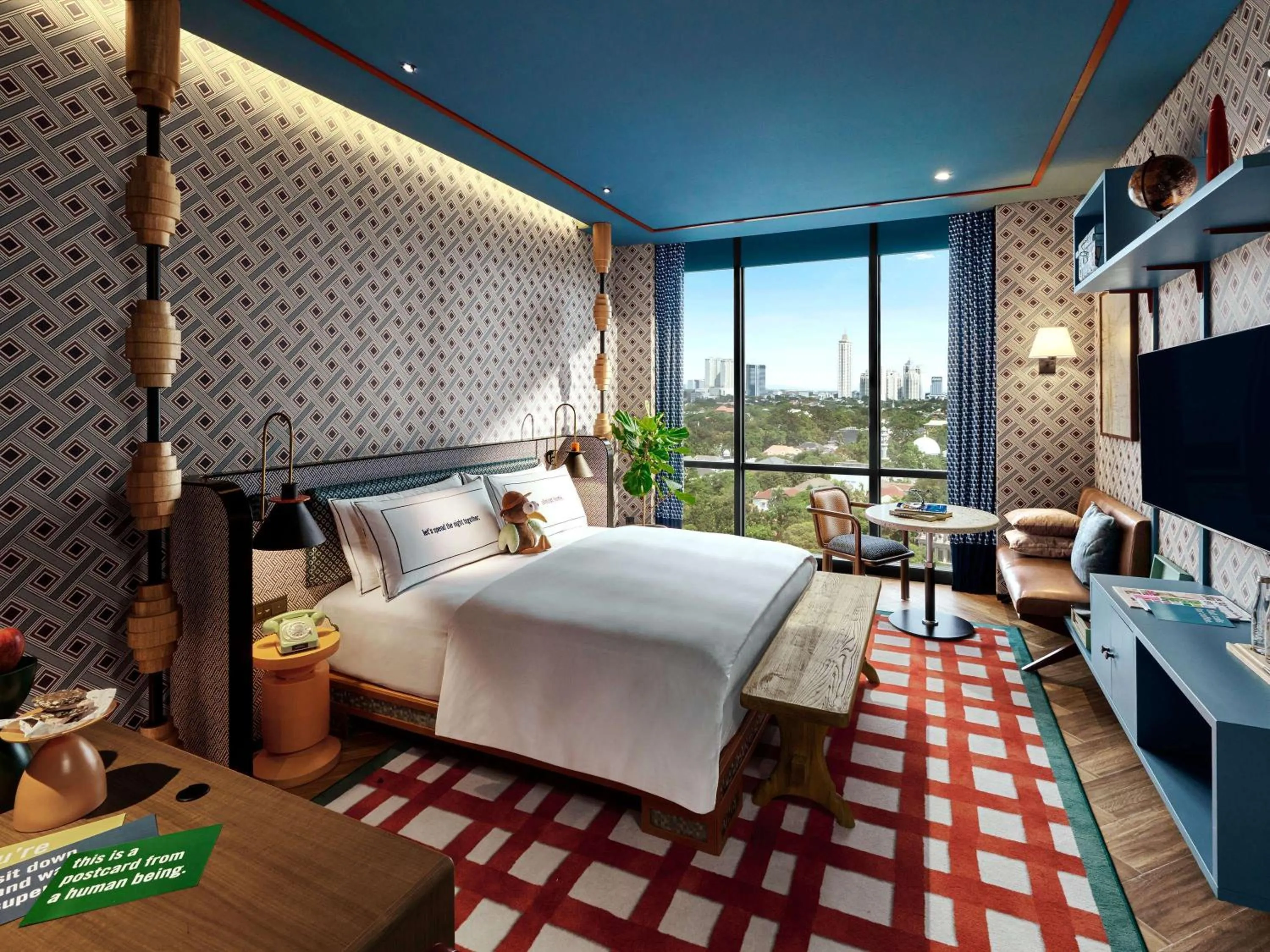 Bedroom, Bed in 25hours Hotel Jakarta The Oddbird