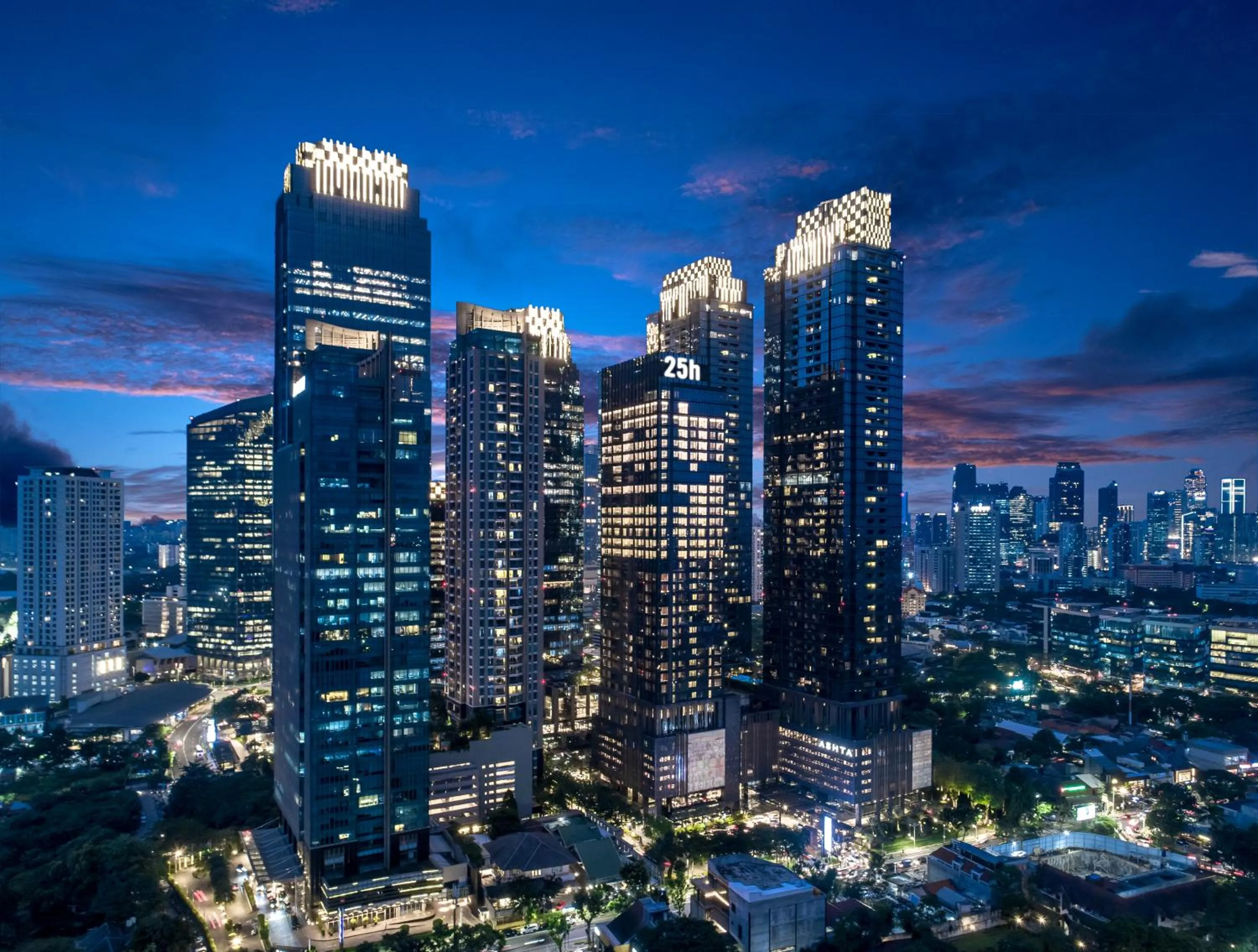 Property building in 25hours Hotel Jakarta The Oddbird