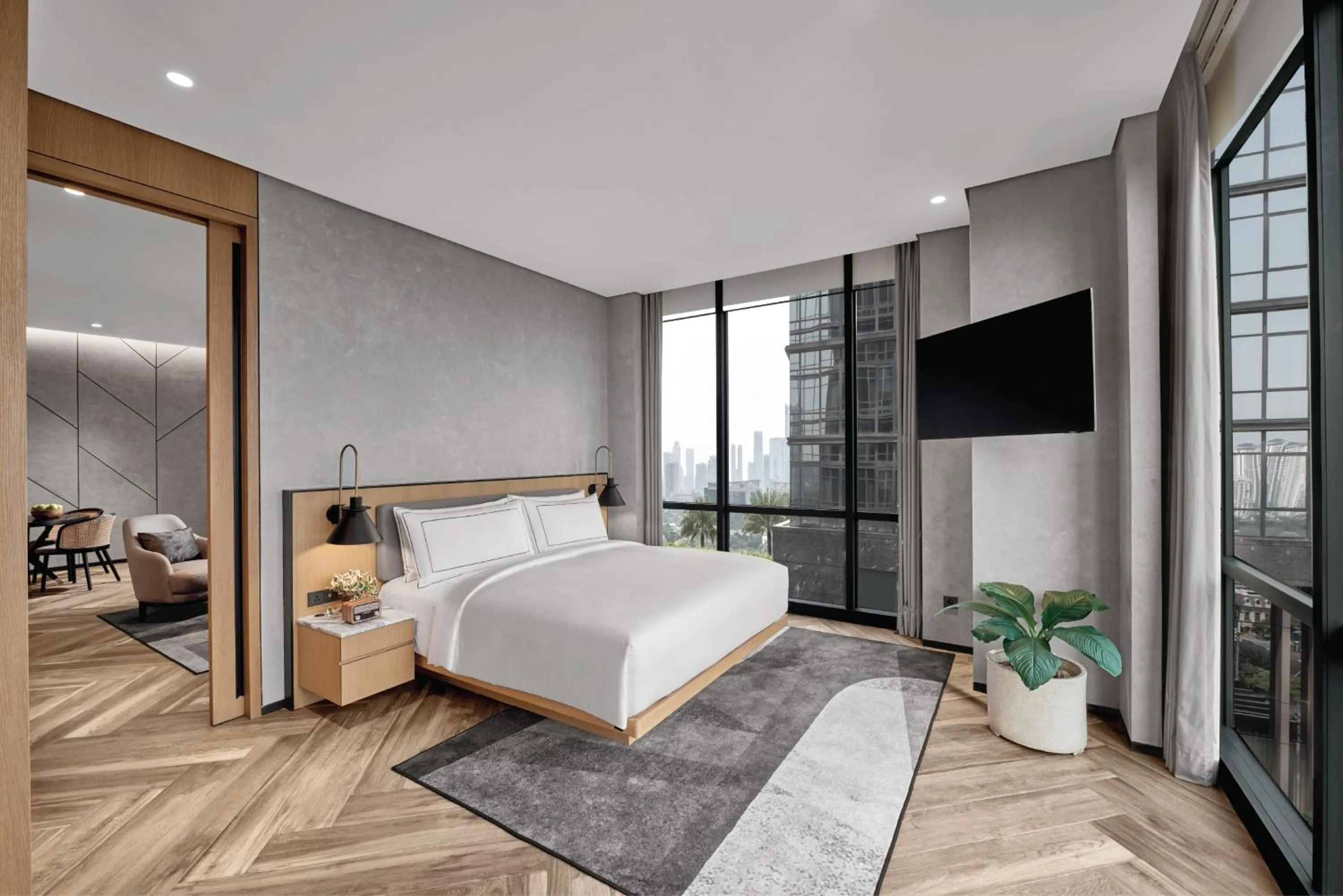 Bed in 25hours Hotel Jakarta The Oddbird