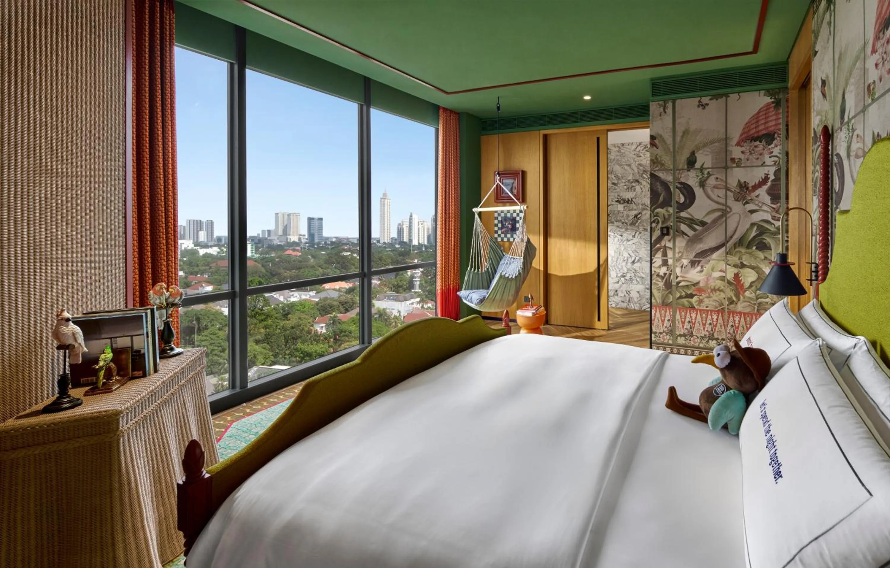 Bedroom, Bed in 25hours Hotel Jakarta The Oddbird