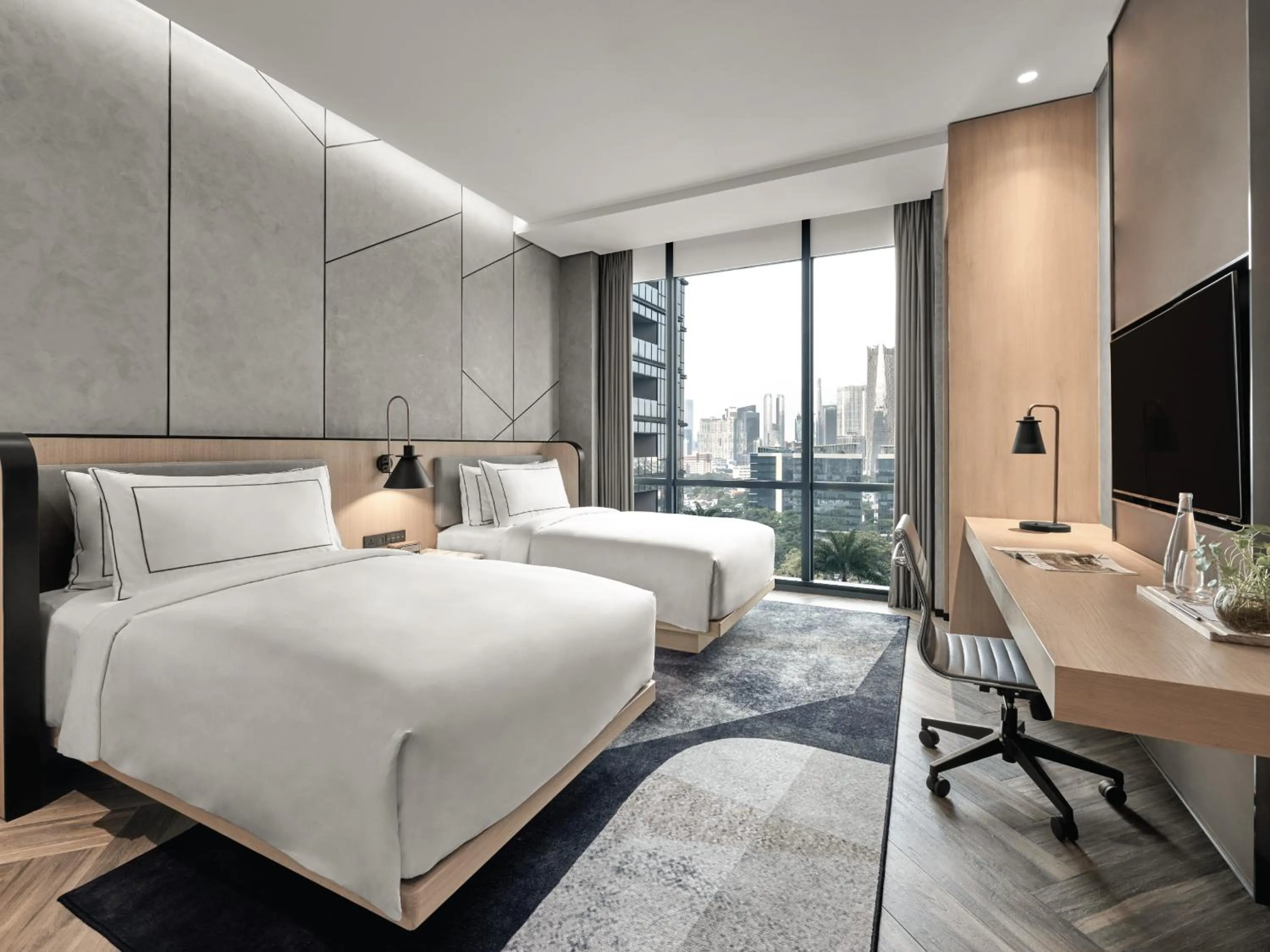 Bedroom, Bed in 25hours Hotel Jakarta The Oddbird