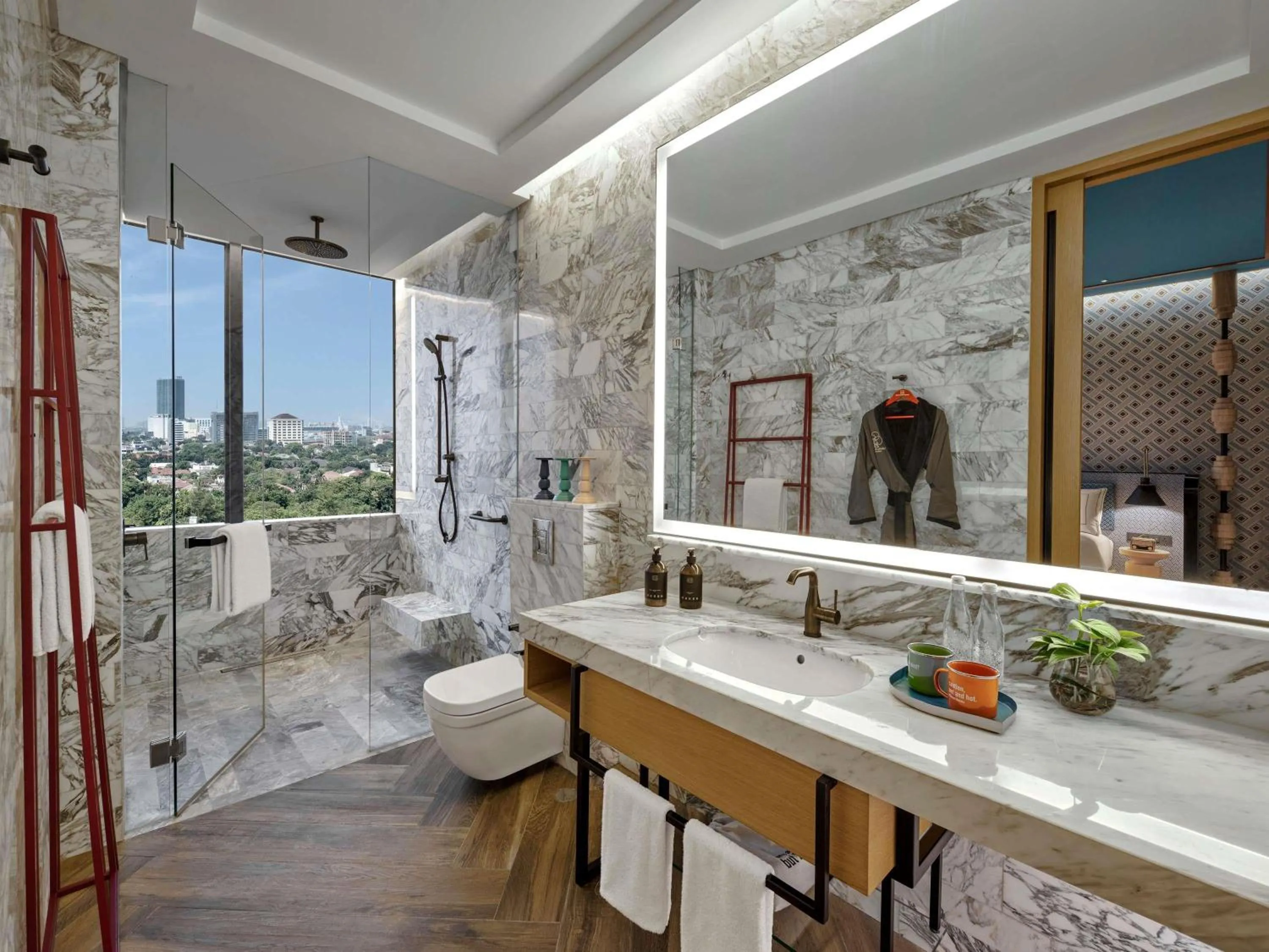 Bedroom in 25hours Hotel Jakarta The Oddbird