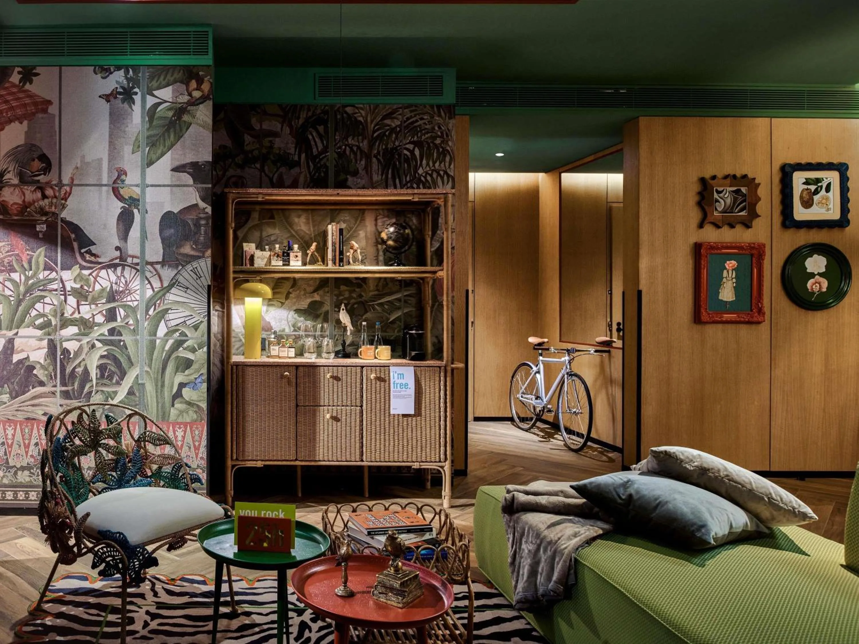 Bedroom in 25hours Hotel Jakarta The Oddbird