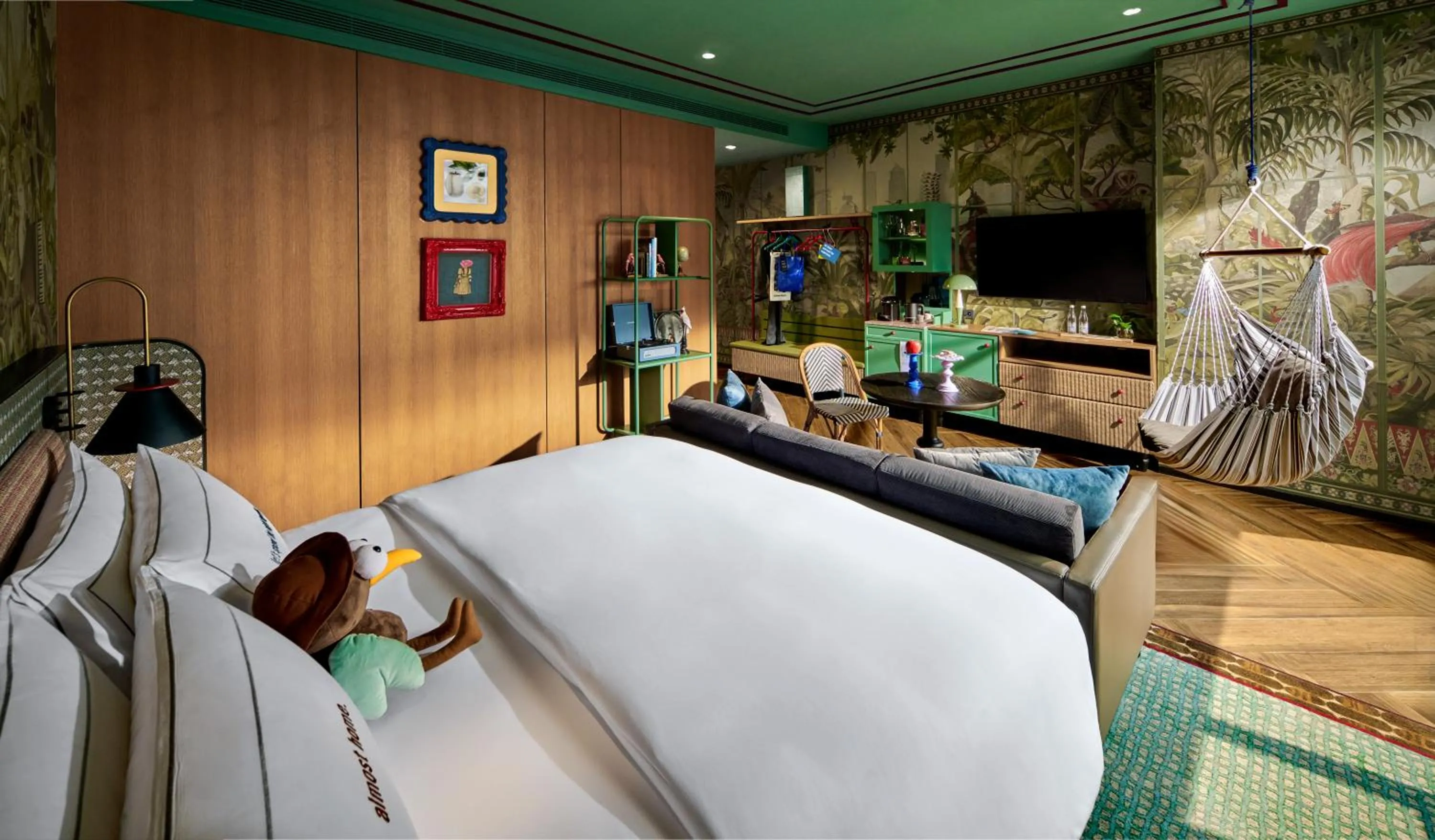 Bedroom, Bed in 25hours Hotel Jakarta The Oddbird