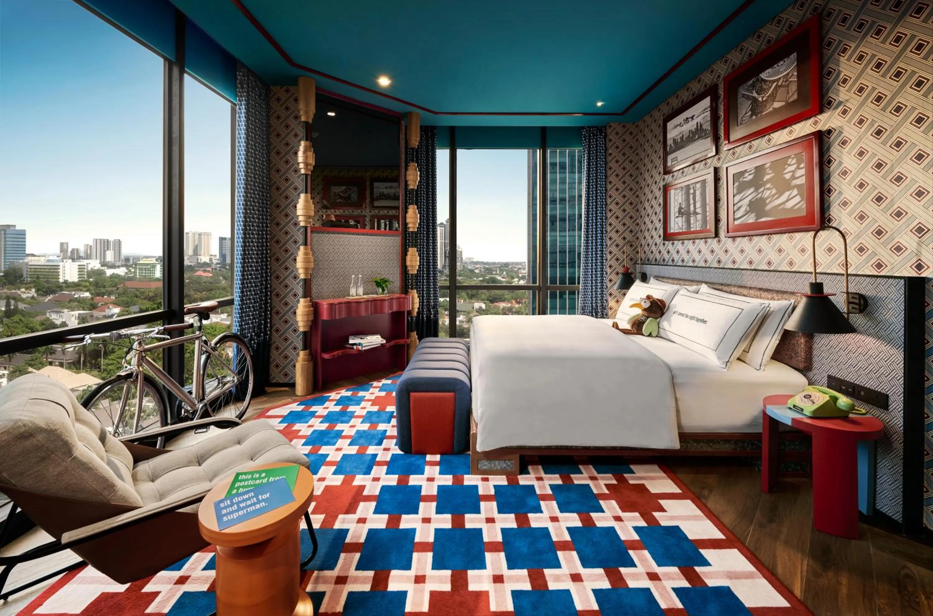 Bedroom, Bed in 25hours Hotel Jakarta The Oddbird