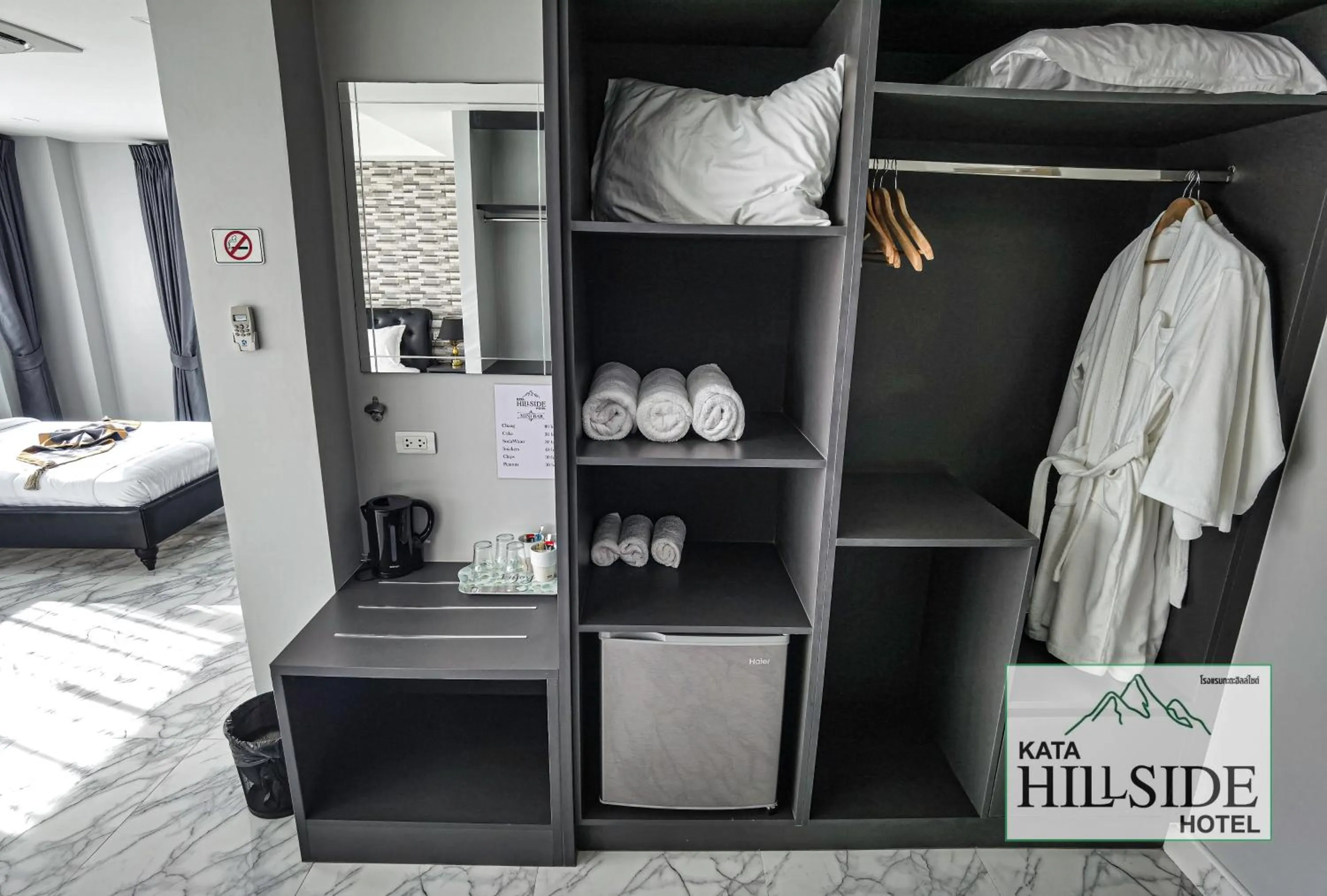 Bed in Kata Hillside Hotel