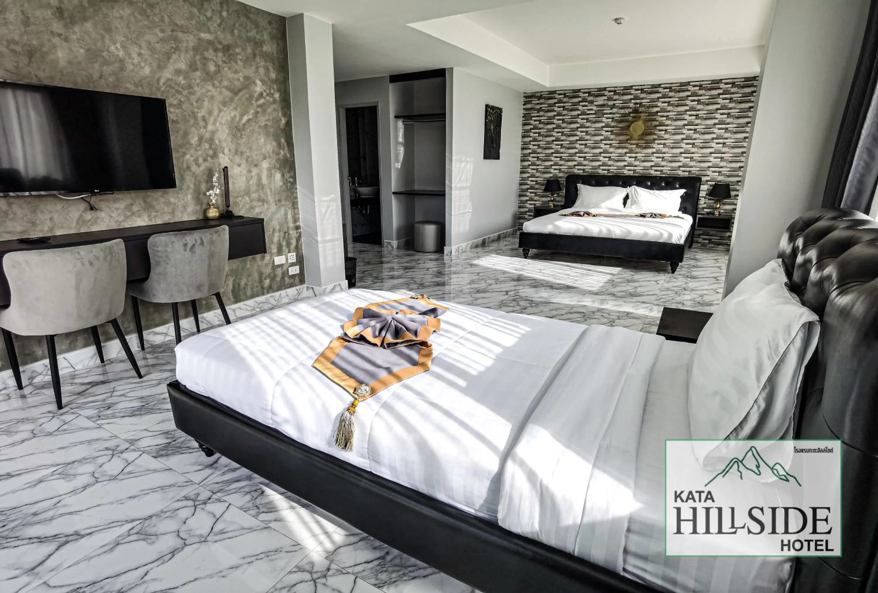 Bed in Kata Hillside Hotel