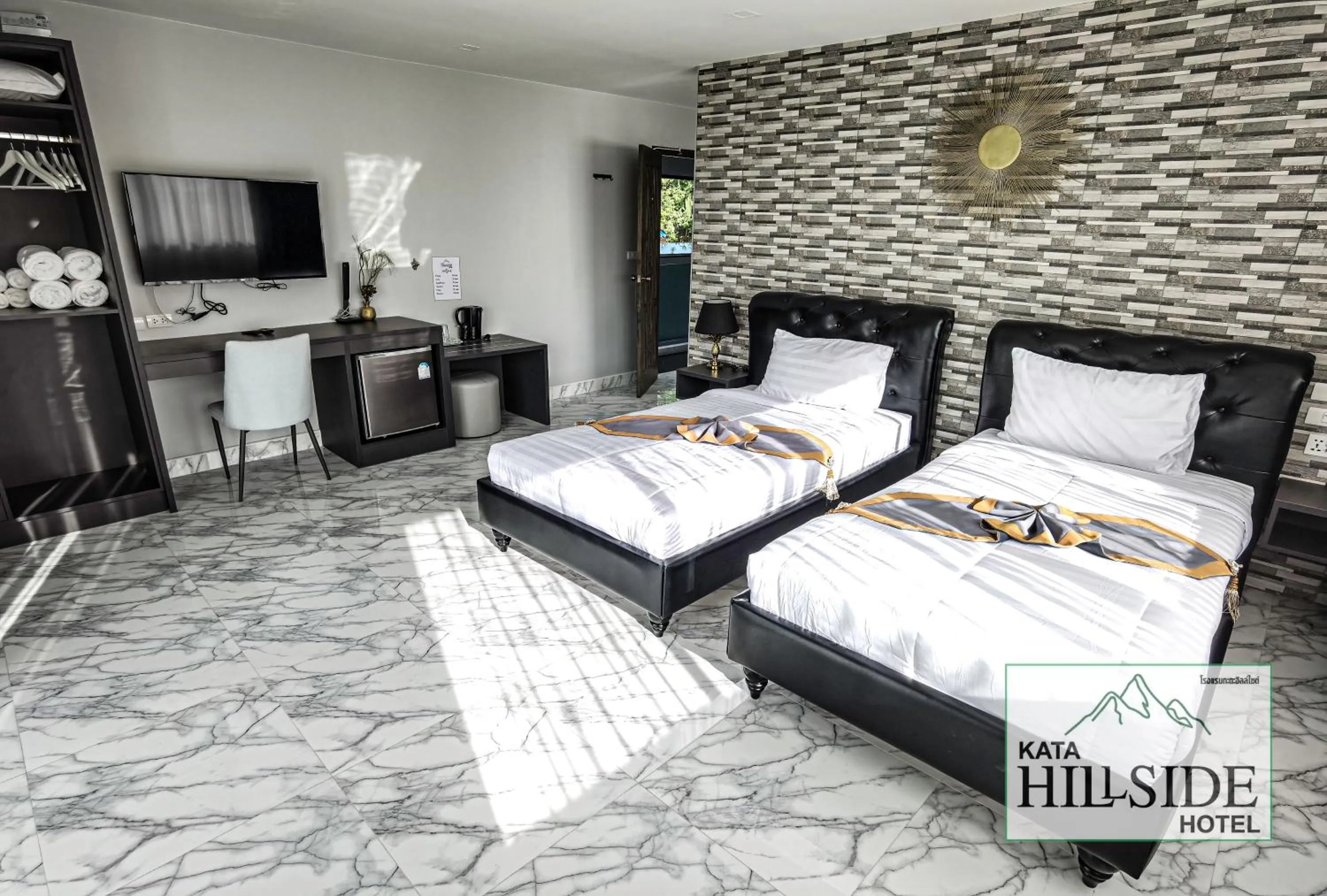 Bed in Kata Hillside Hotel