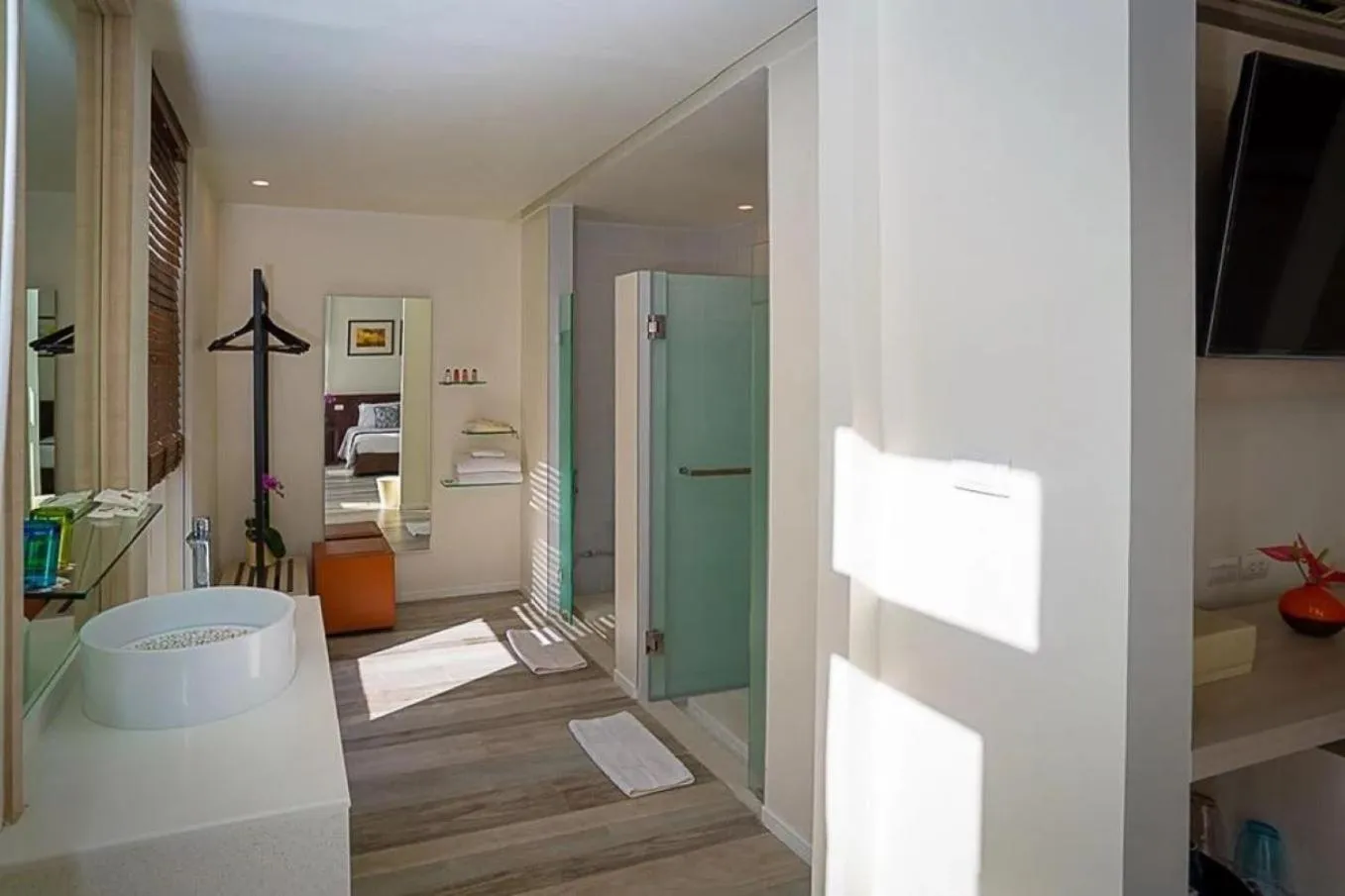 Bathroom, Bed in Siamdasada Khaoyai