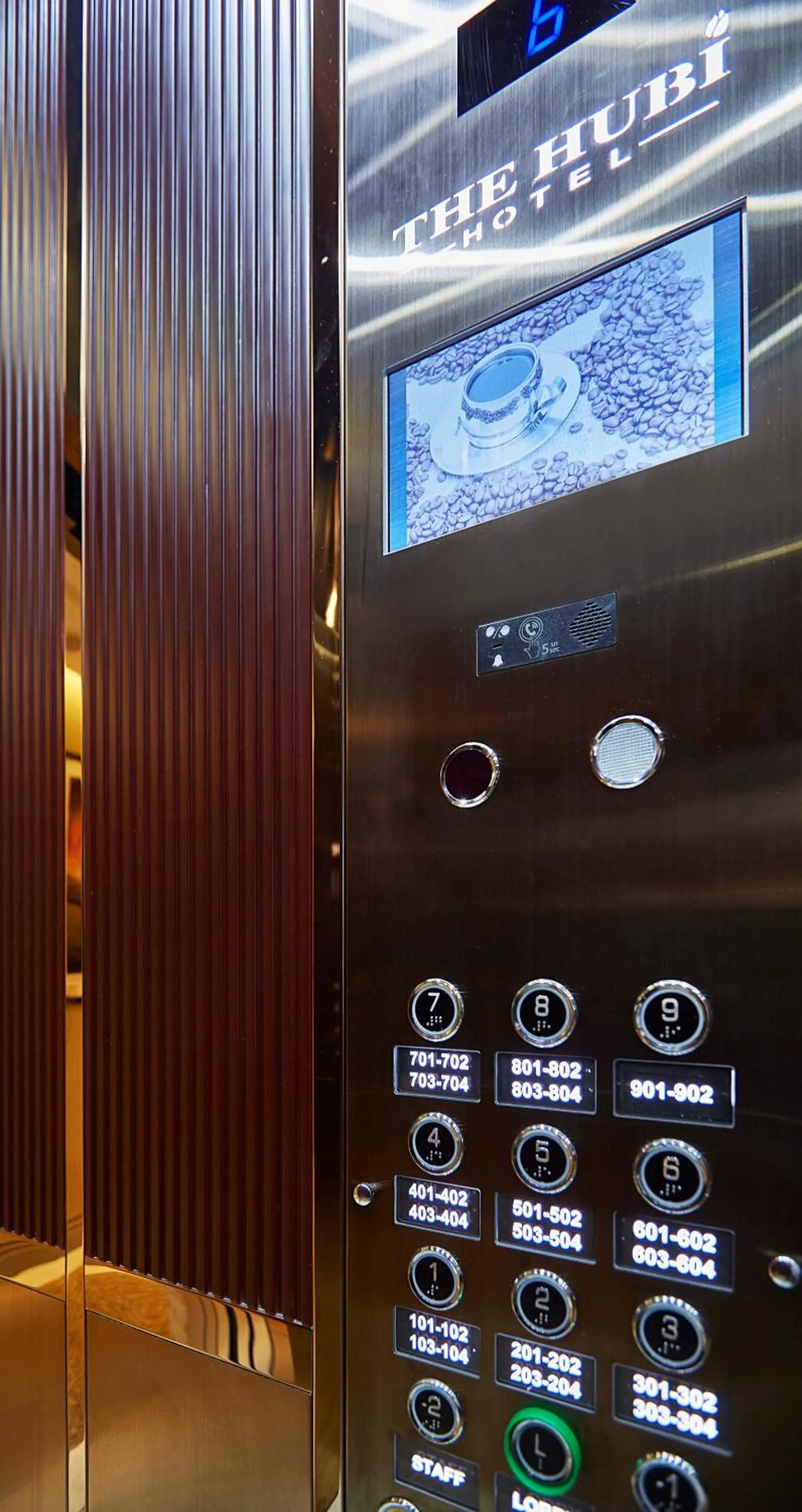 elevator in THE HUBİ HOTEL