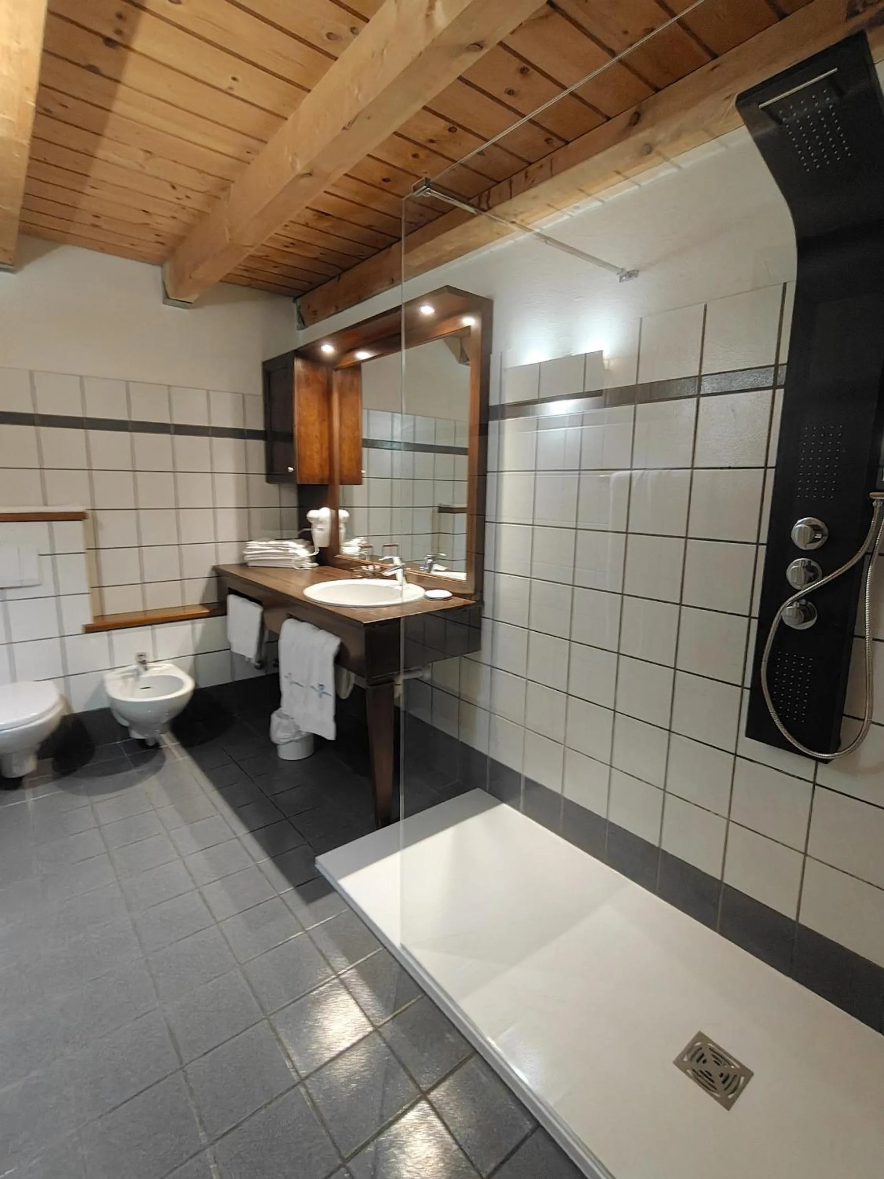 Shower in Residence Ruetoreif