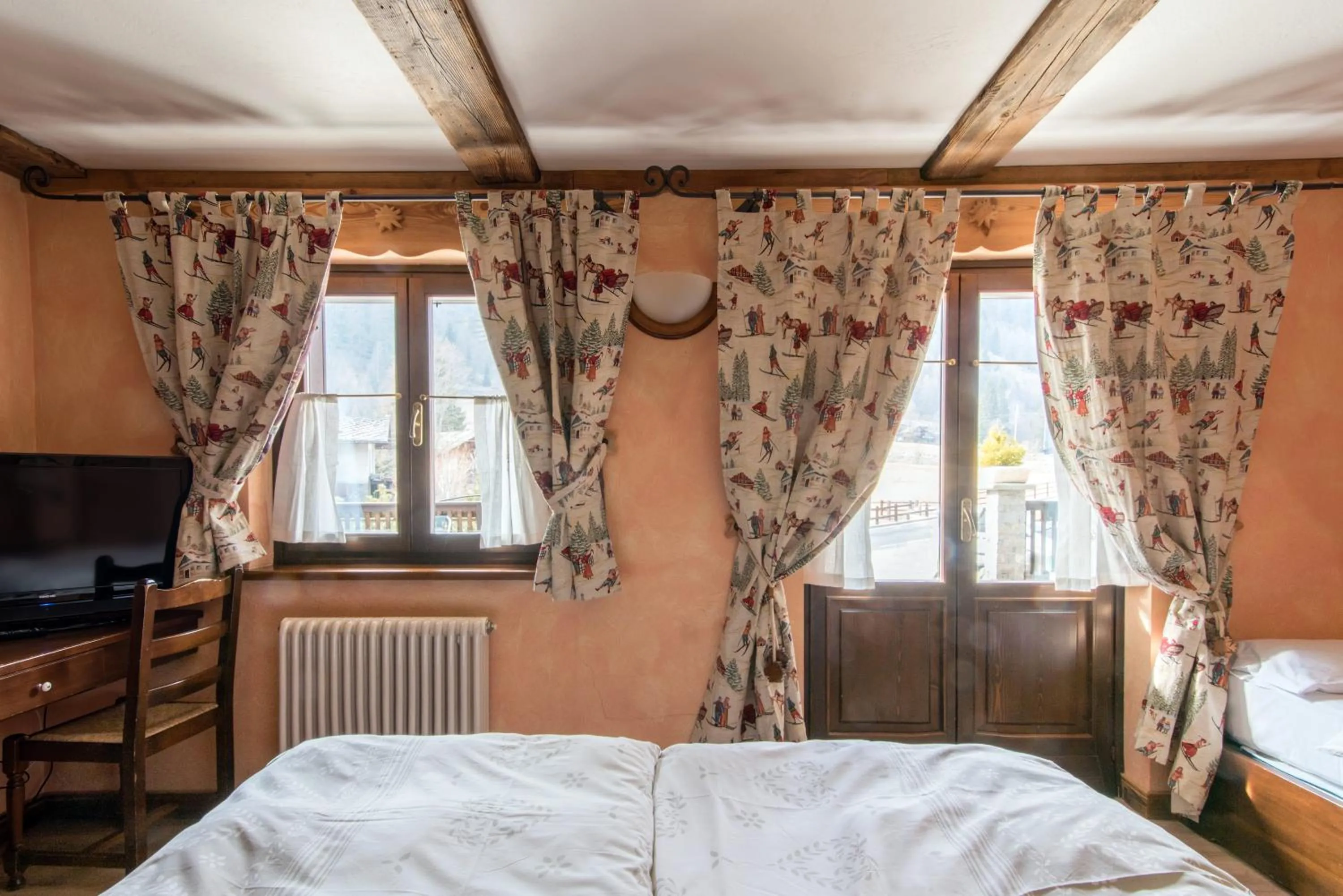 Bedroom, Bed in Residence Ruetoreif