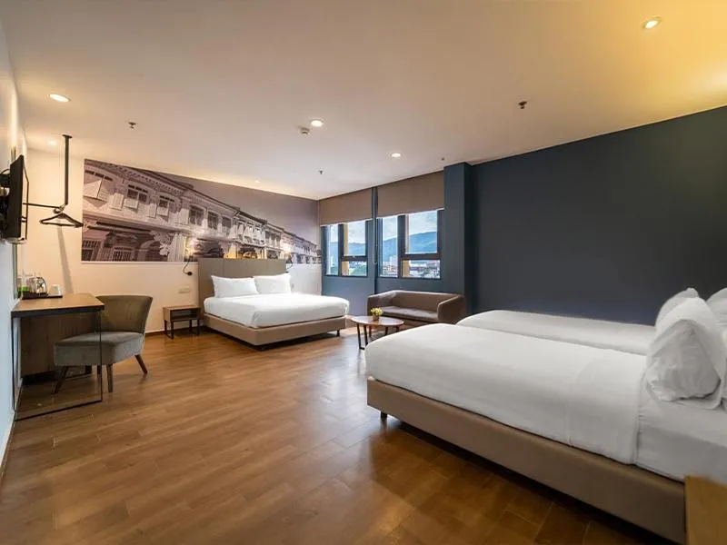 Bed in Travelodge Georgetown, Penang