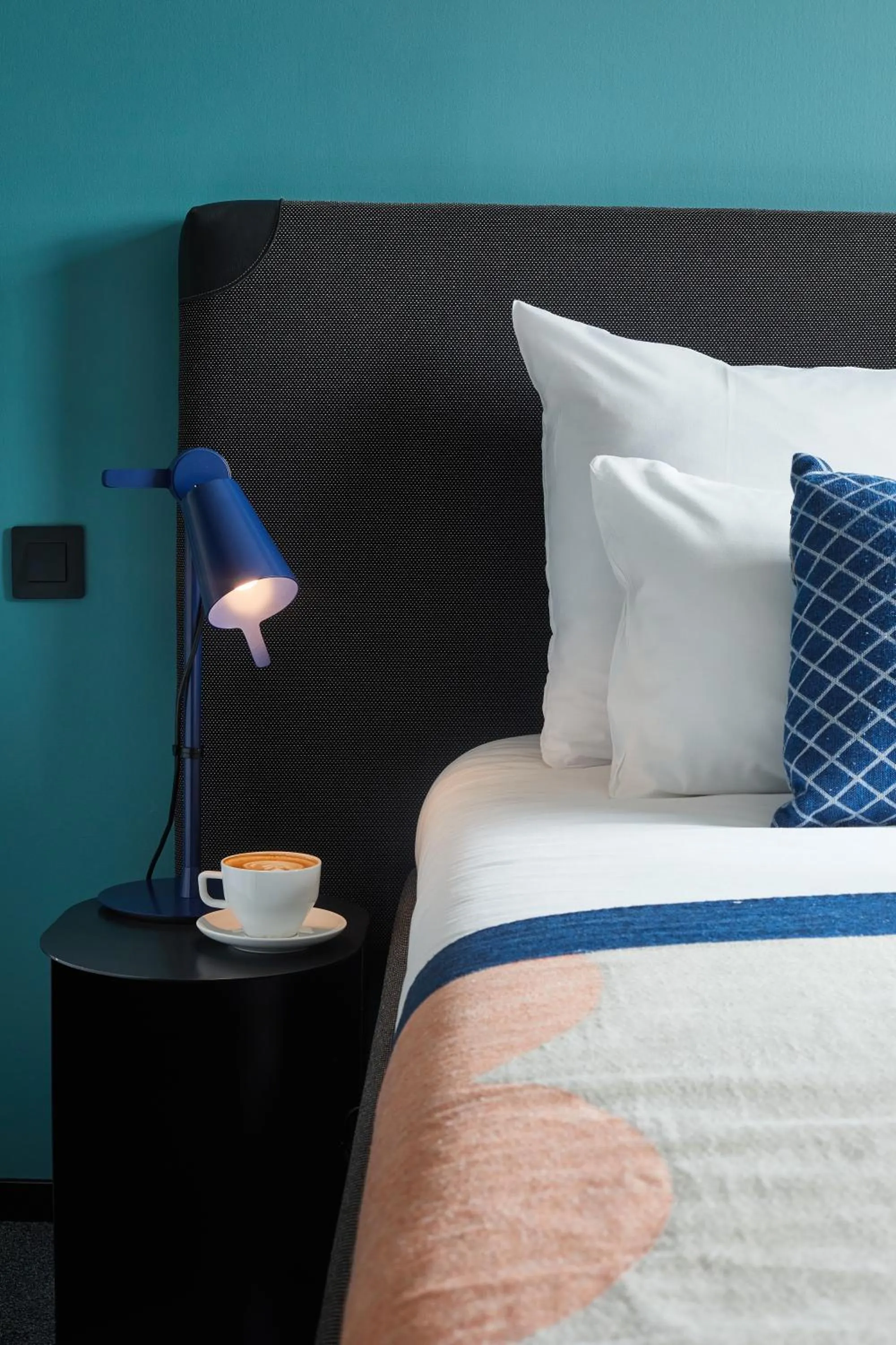 Decorative detail, Bed in The Social Hub Madrid