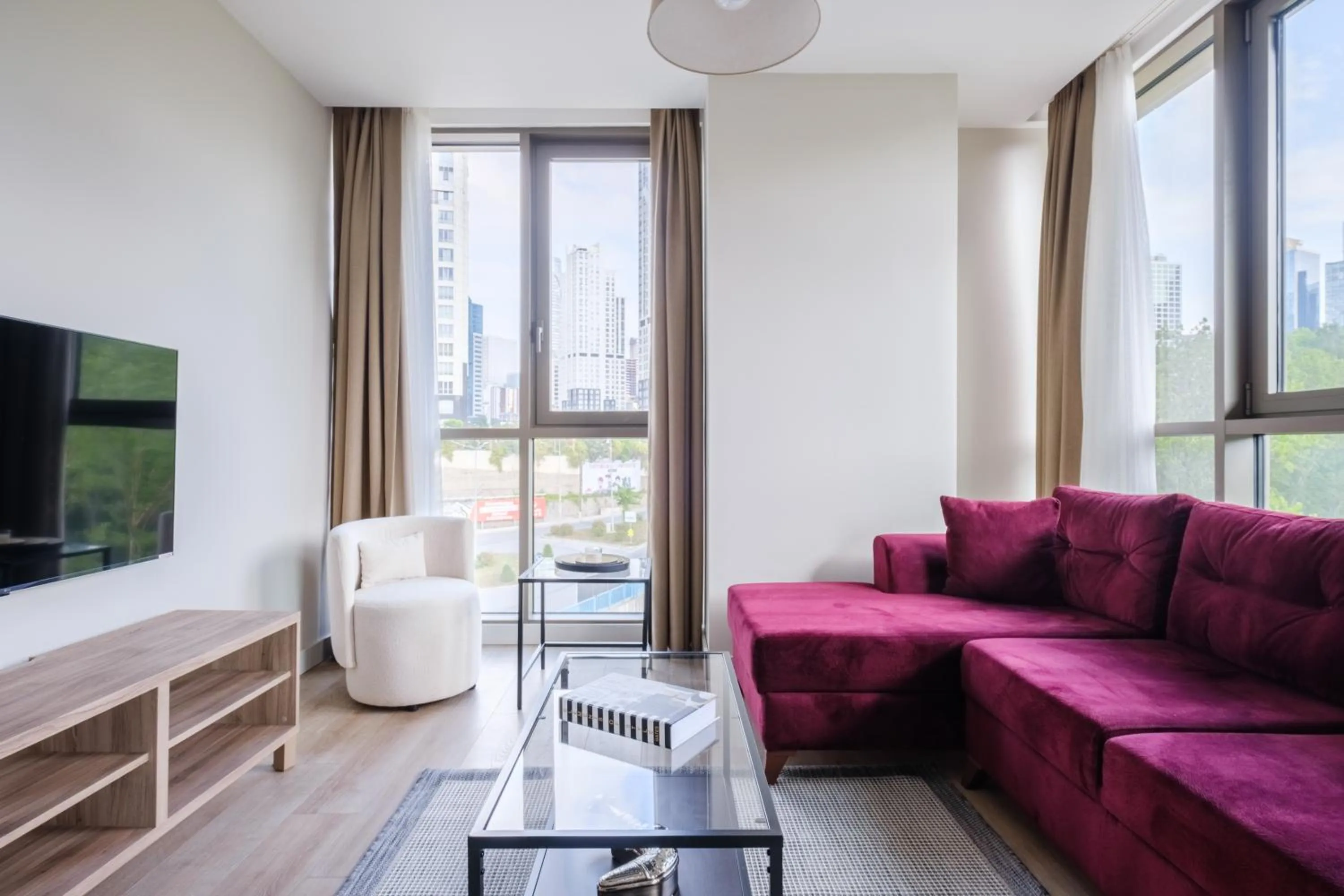 Living room in AS Maslak by NewInn