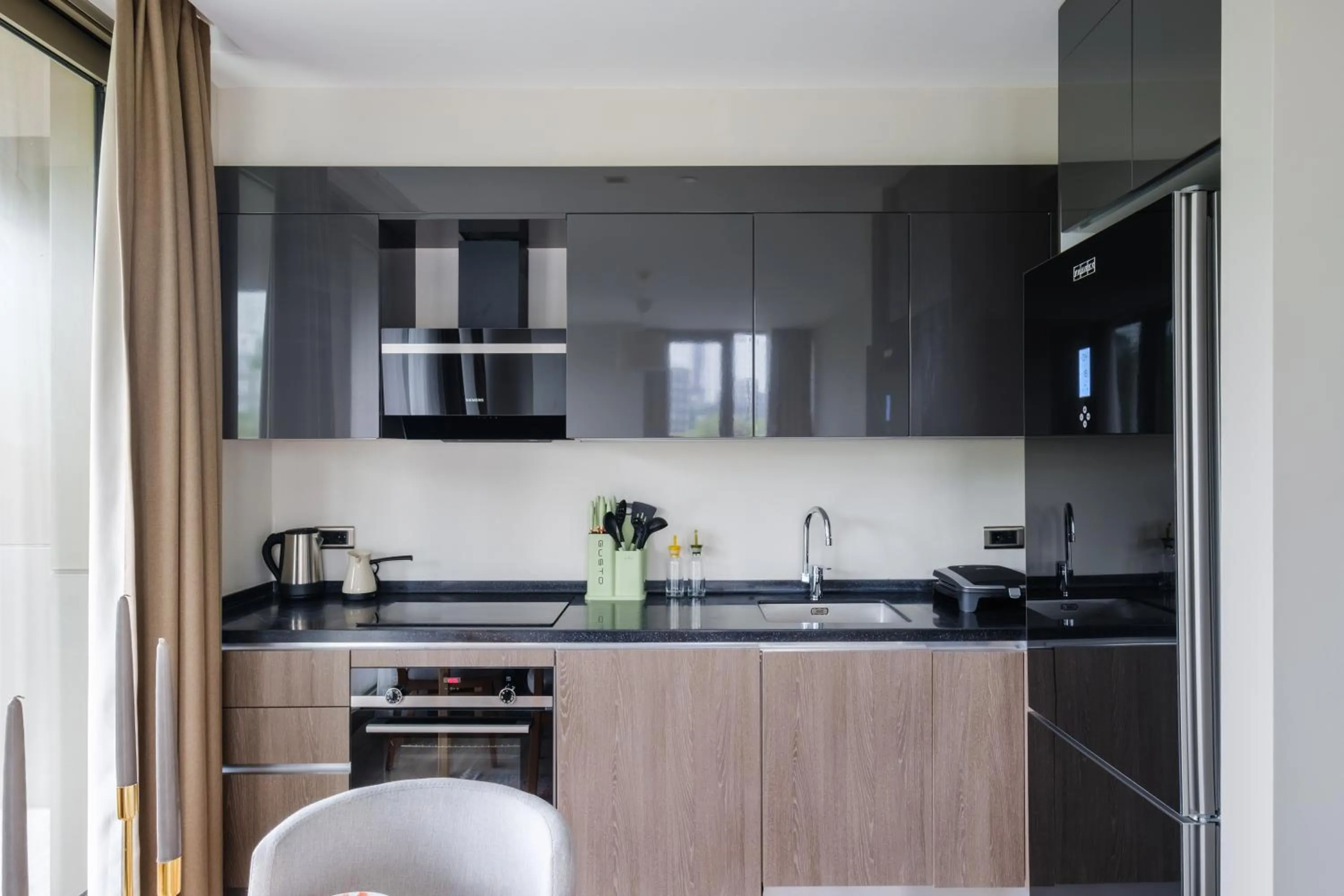 Kitchen or kitchenette in AS Maslak by NewInn