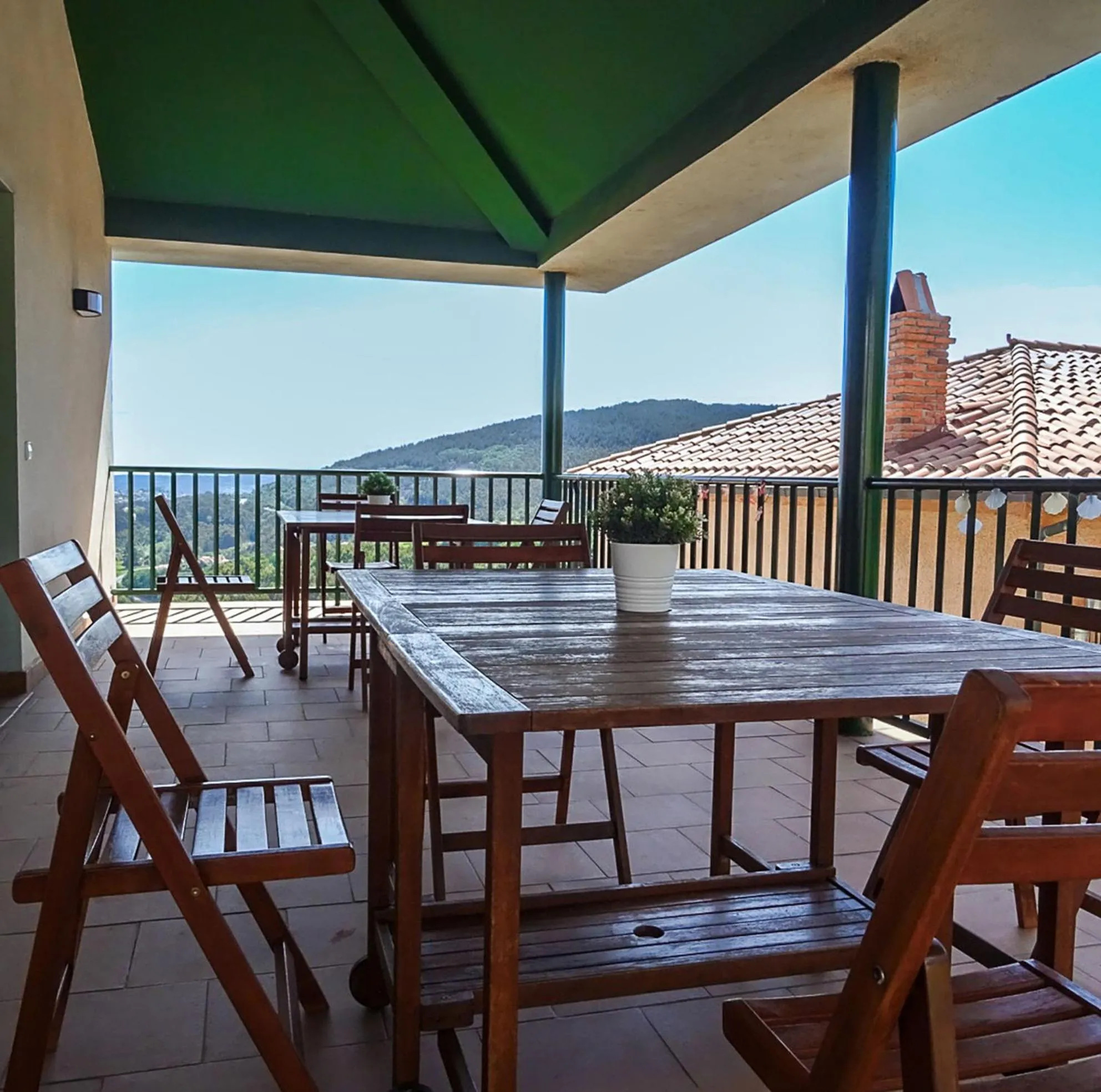Balcony/Terrace in El Gato Gordo - bike & surf house