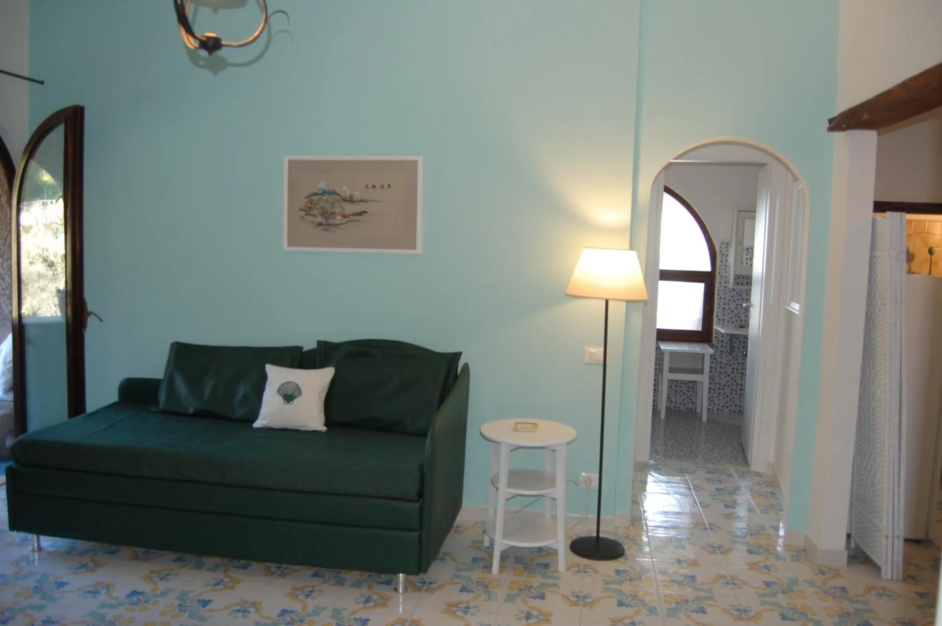 Seating area in Torre Turbolo Apartments