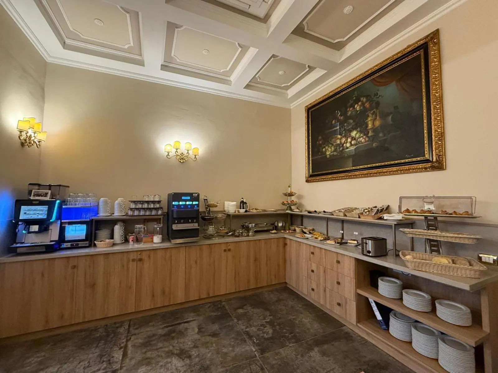 Breakfast in Hotel Donatello