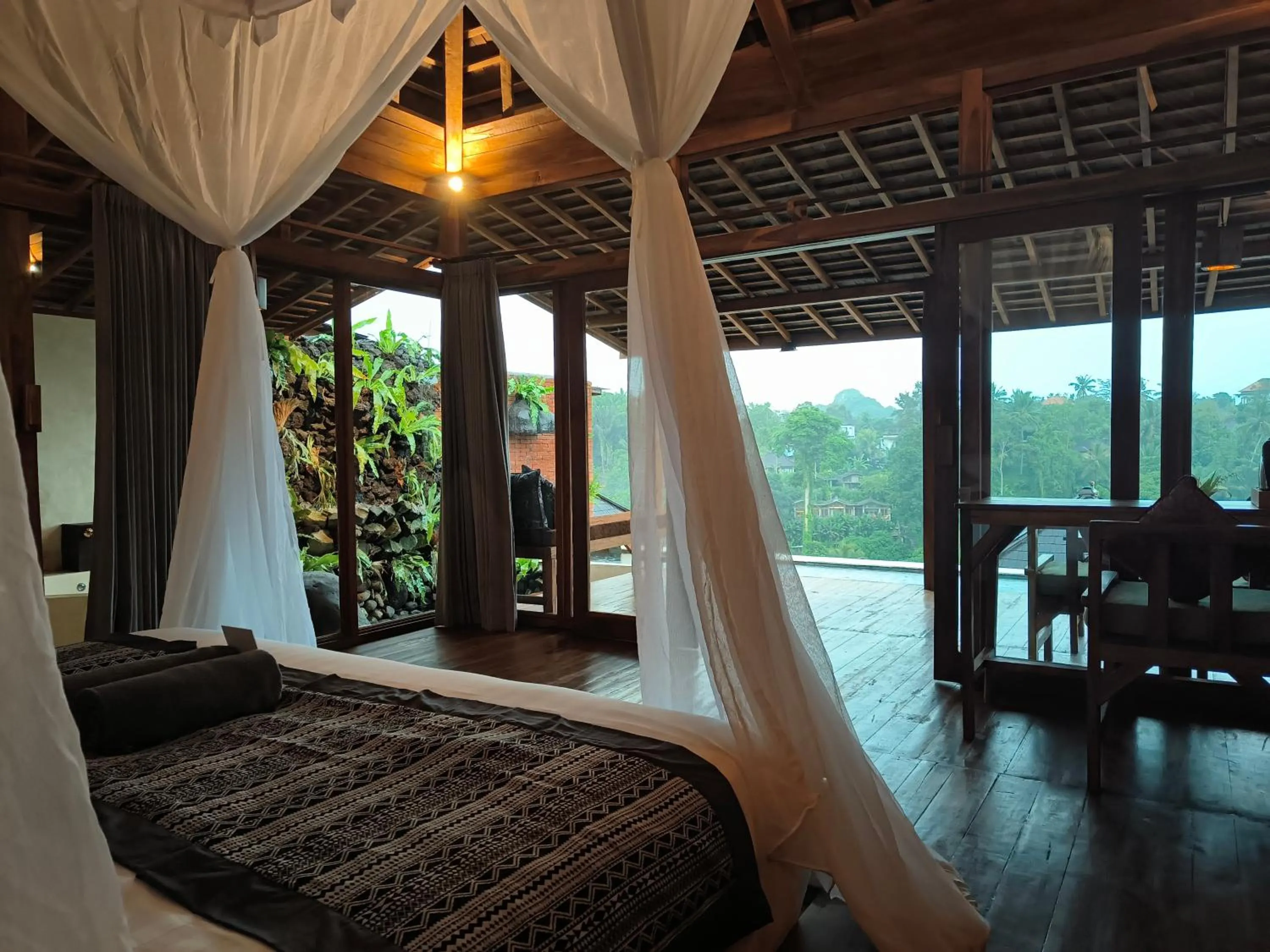 Property building, Bed in Joglo Organik Guesthouse