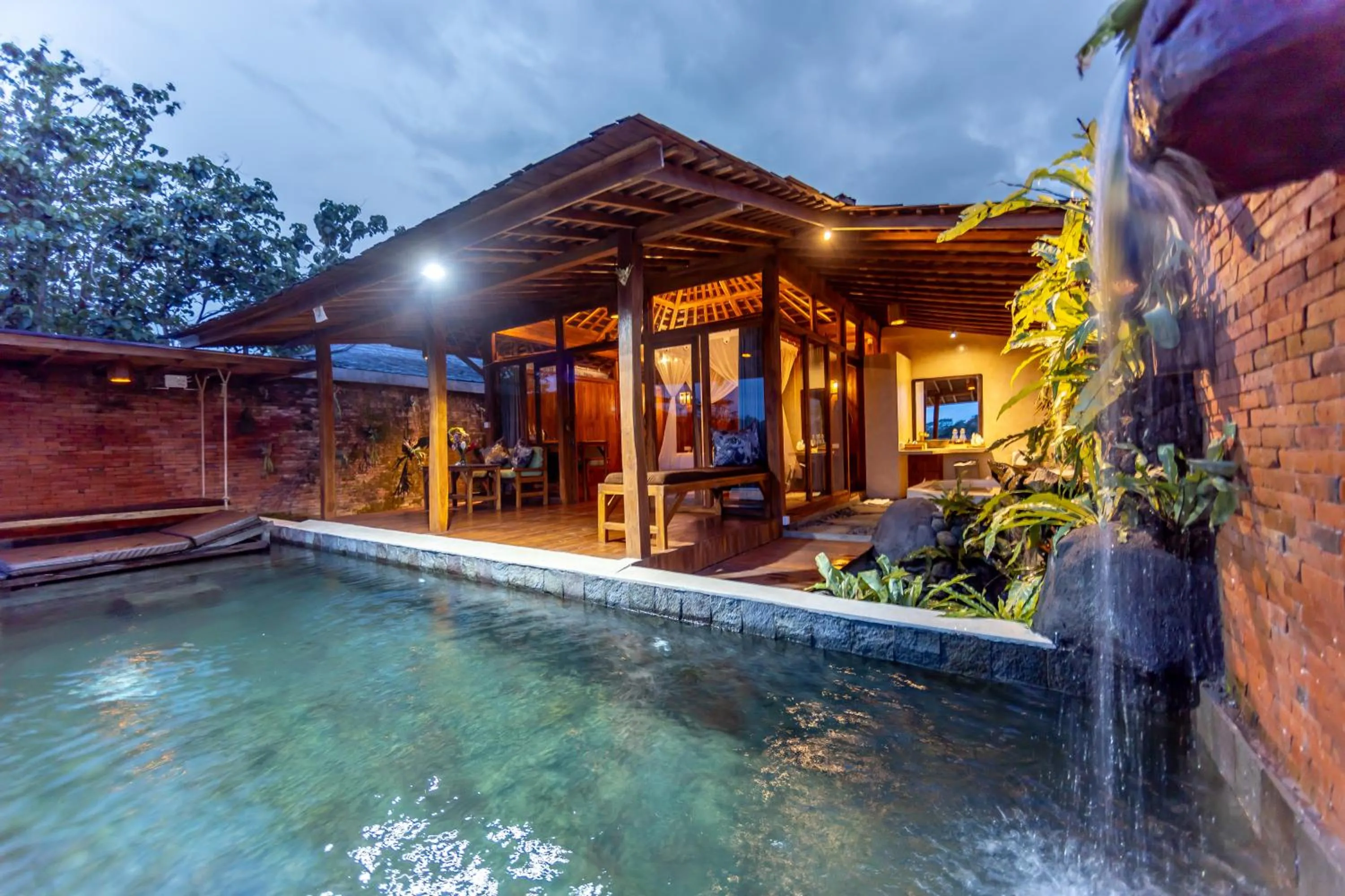 Property building in Joglo Organik Guesthouse