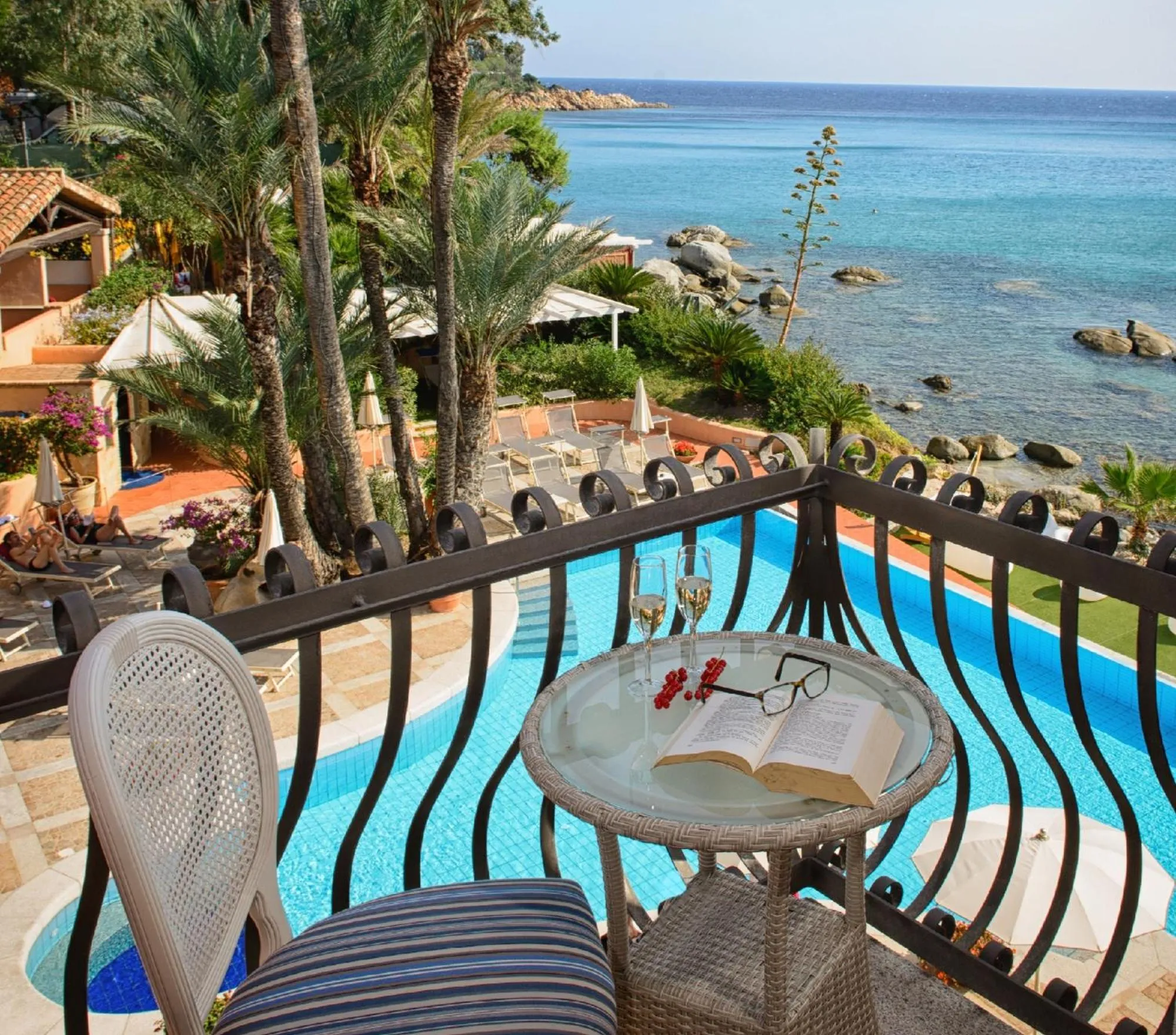 Balcony/Terrace in Hotel La Bitta - Bovis Hotels