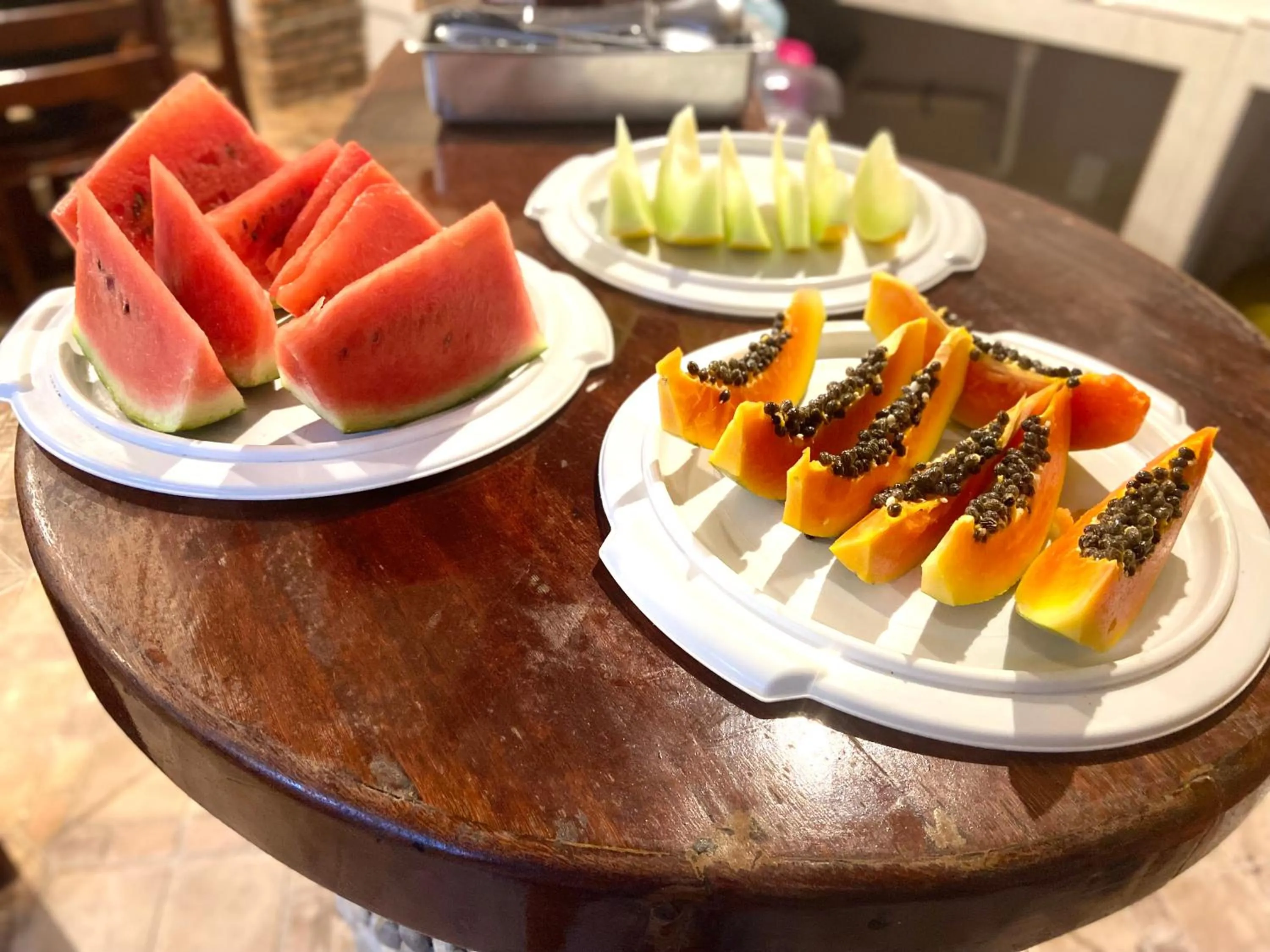 Buffet breakfast in Pousada Timbalada