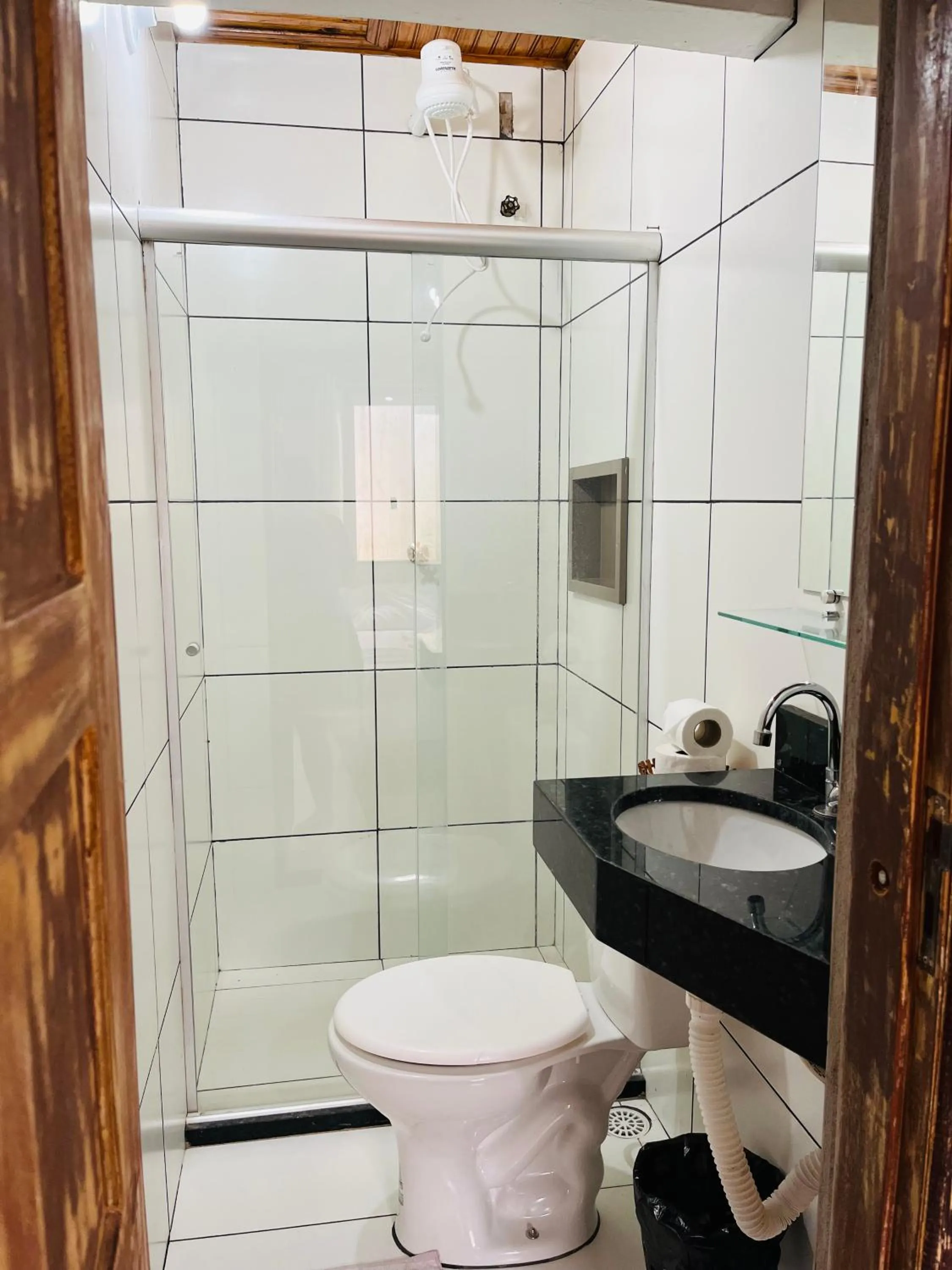 Toilet in Pousada Timbalada