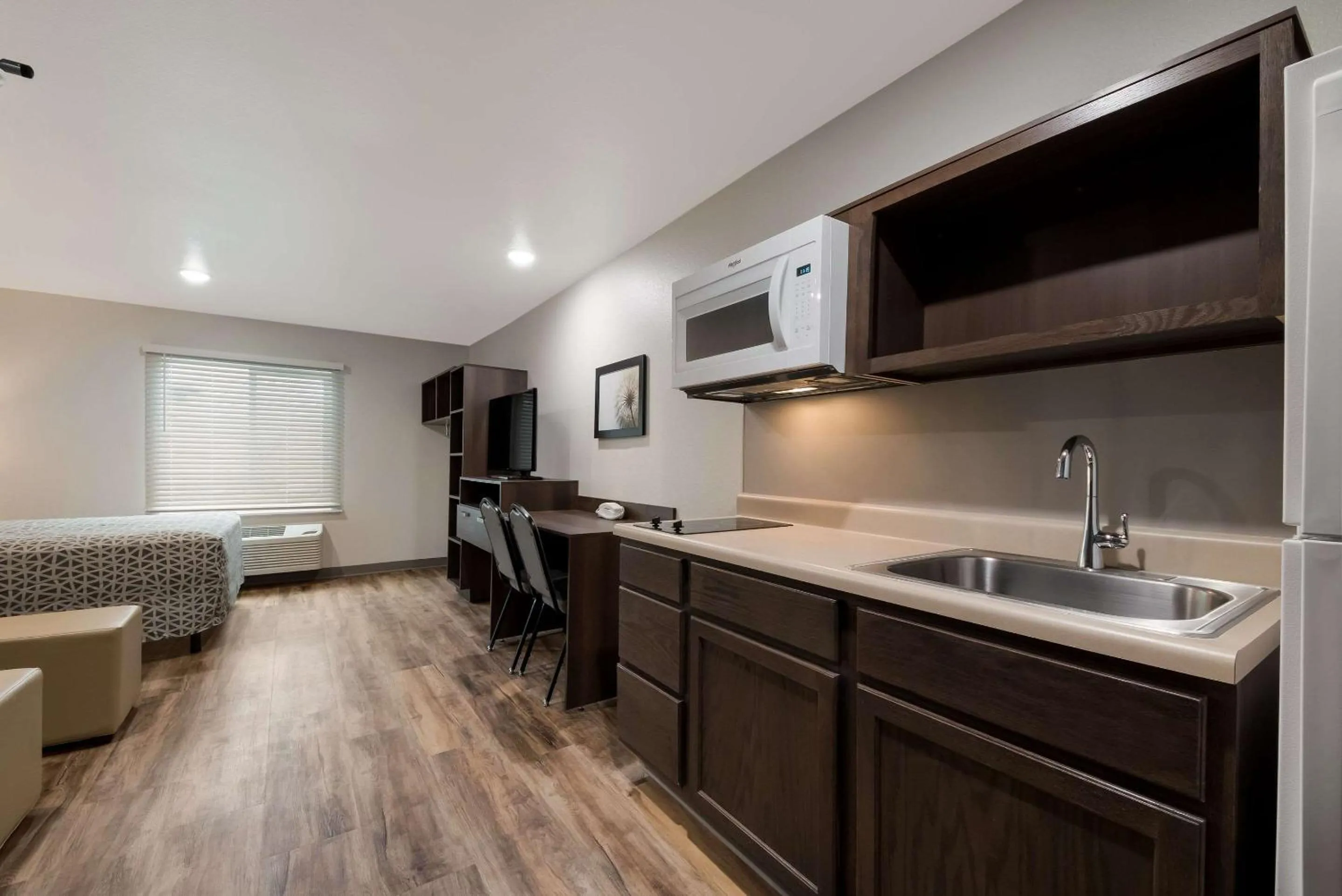 Kitchen or kitchenette in WoodSpring Suites San Antonio UTSA - Medical Center
