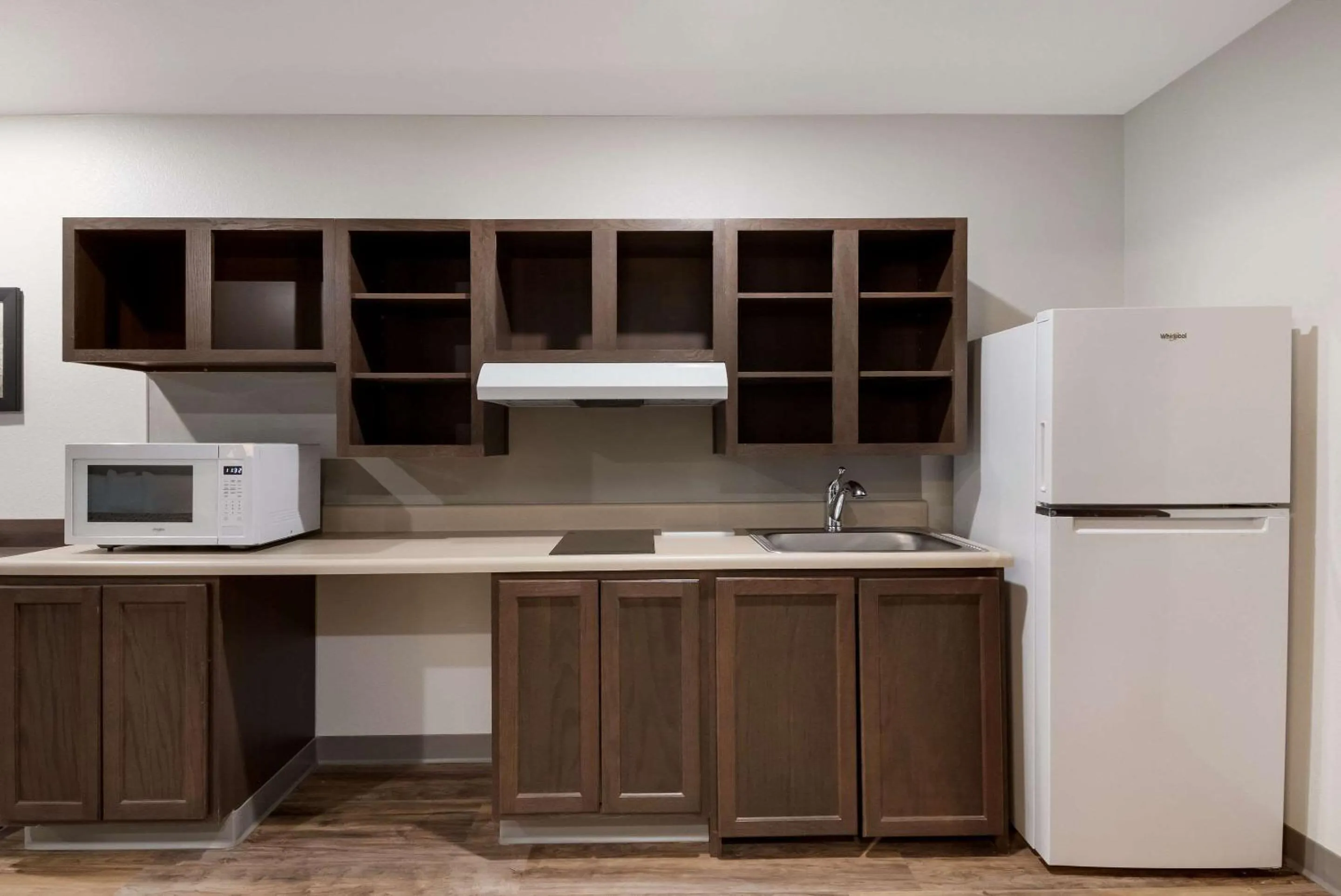 Kitchen or kitchenette in WoodSpring Suites San Antonio UTSA - Medical Center