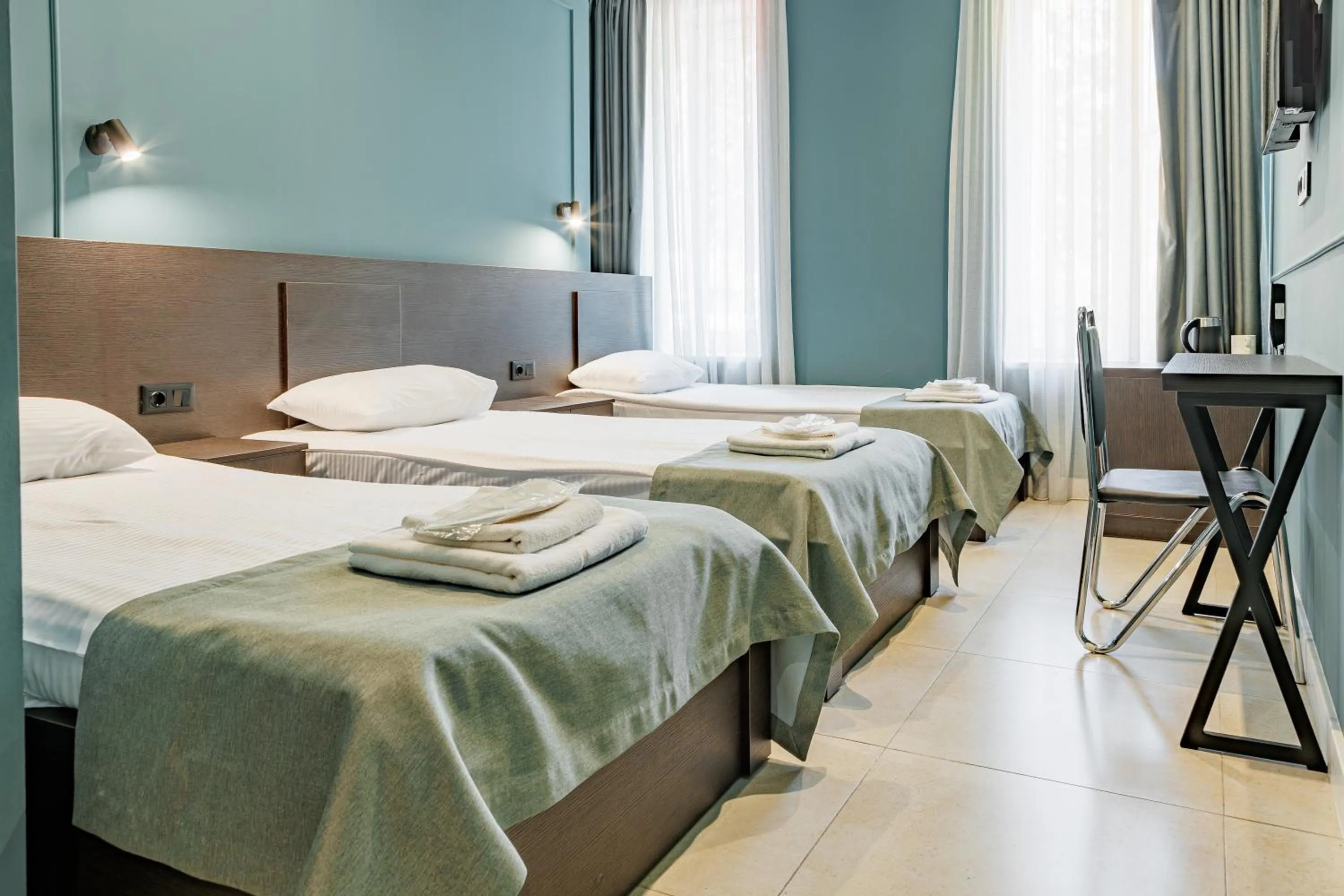 Photo of the whole room, Bed in Route Hotel