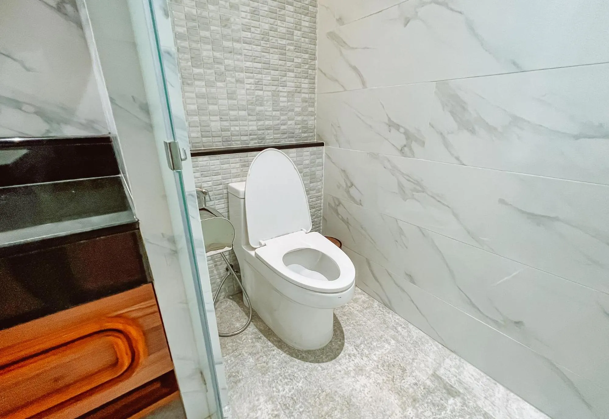 Toilet in Grand Lord Hotel & Residence - Khao chi chan Pattaya