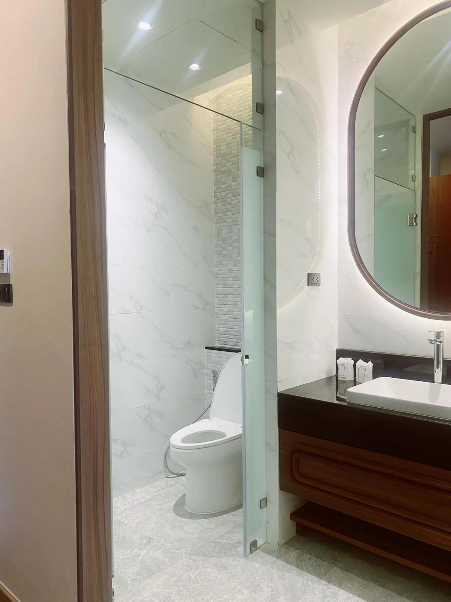 Toilet in Grand Lord Hotel & Residence - Khao chi chan Pattaya