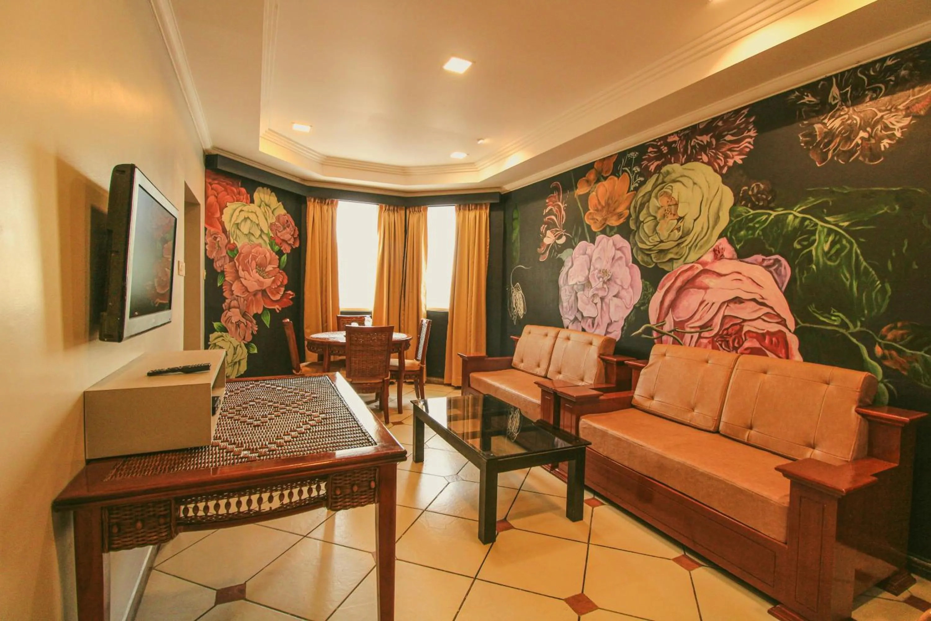 Seating area in JS Grand Residency - Formerly as Emarald