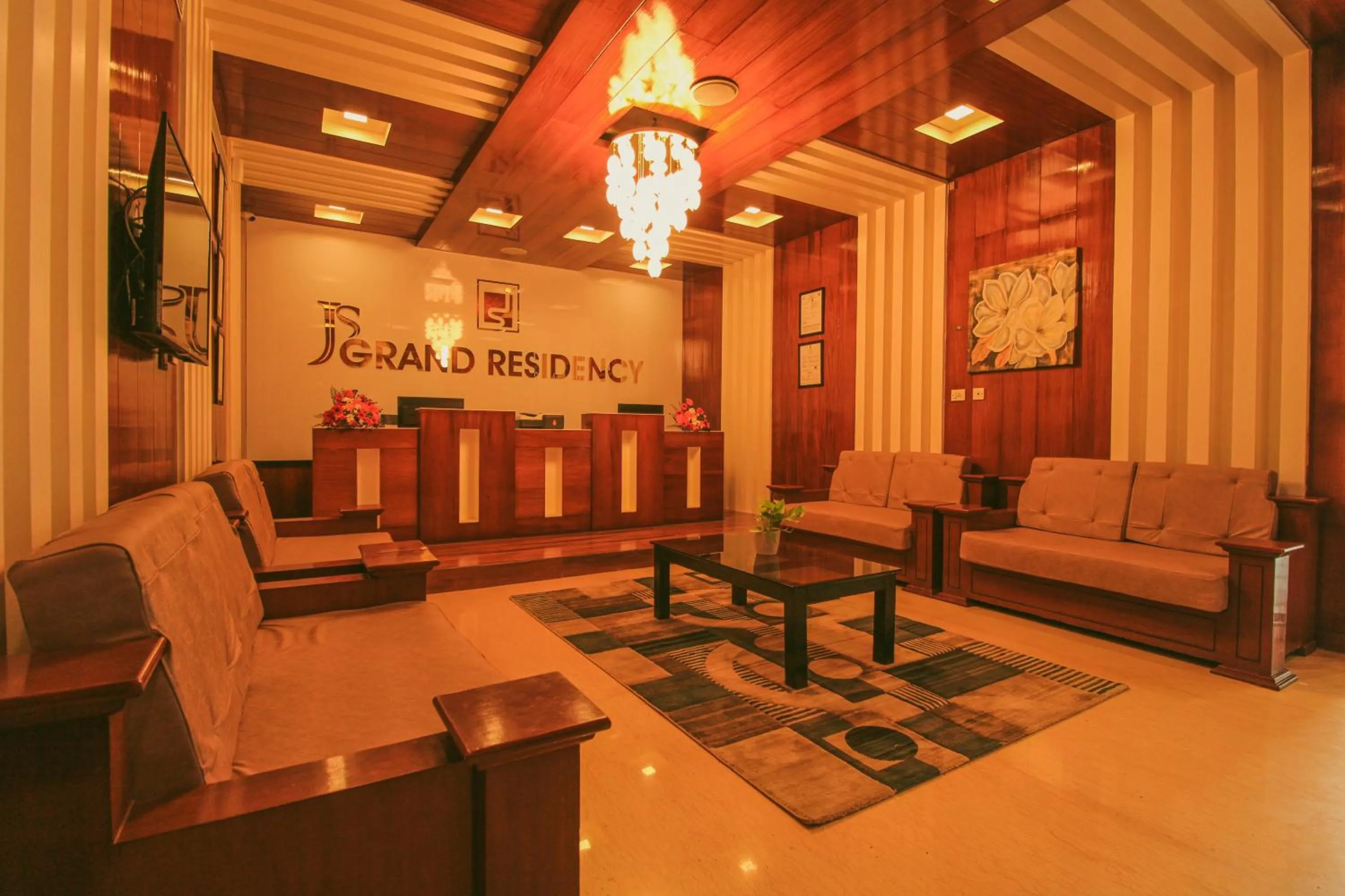 Lobby or reception in JS Grand Residency - Formerly as Emarald