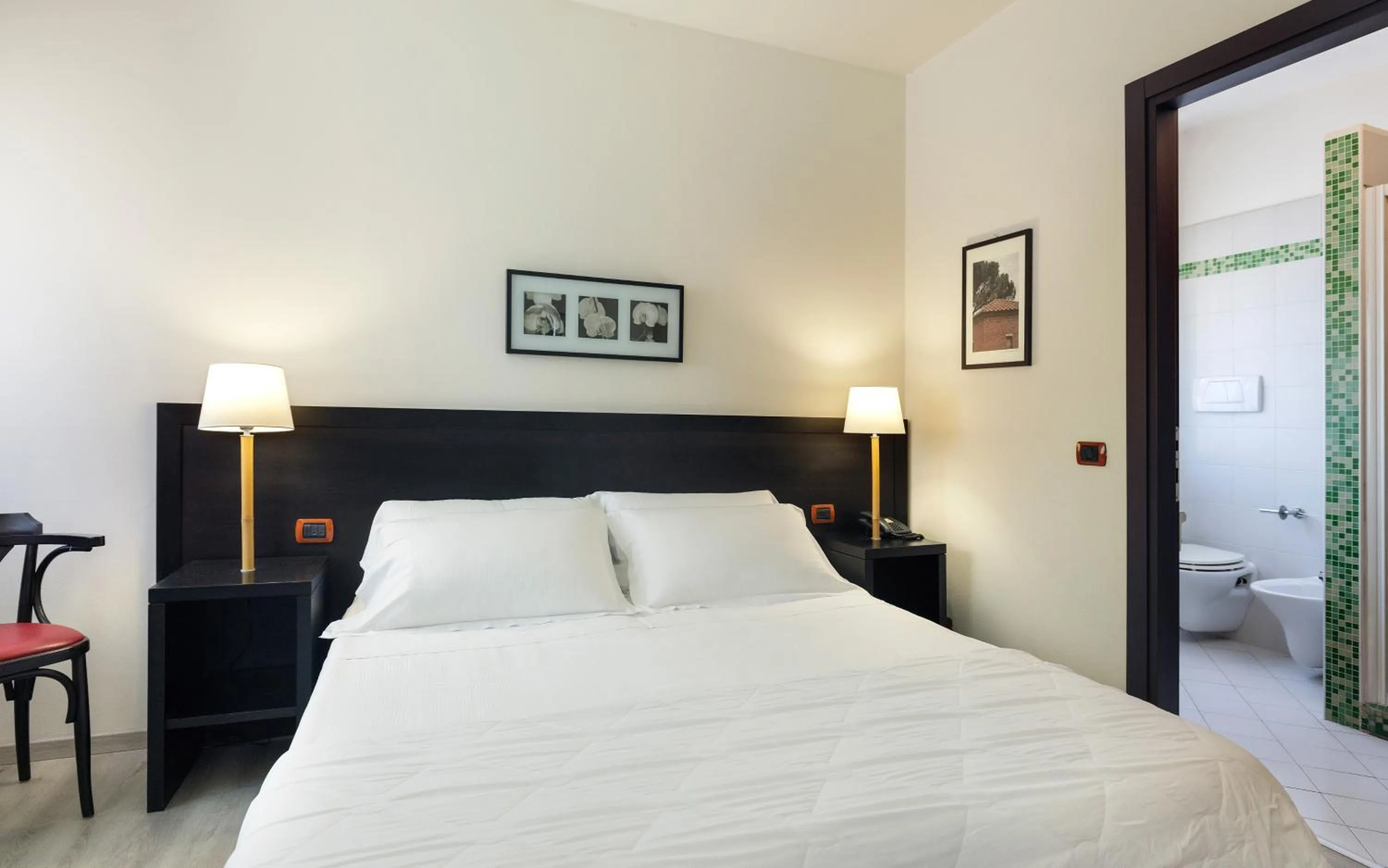 Bed in Hotel Mosaico