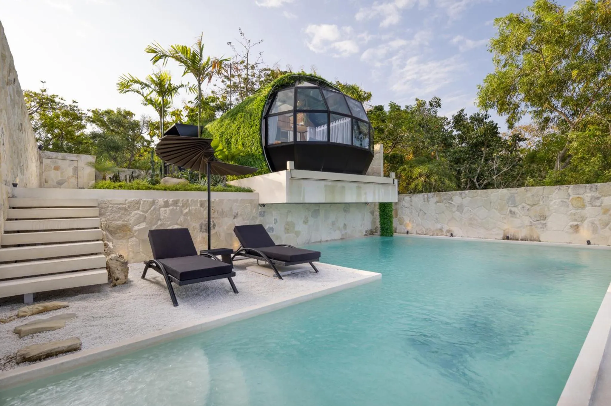 Patio in Airship Bali by Alex Villas