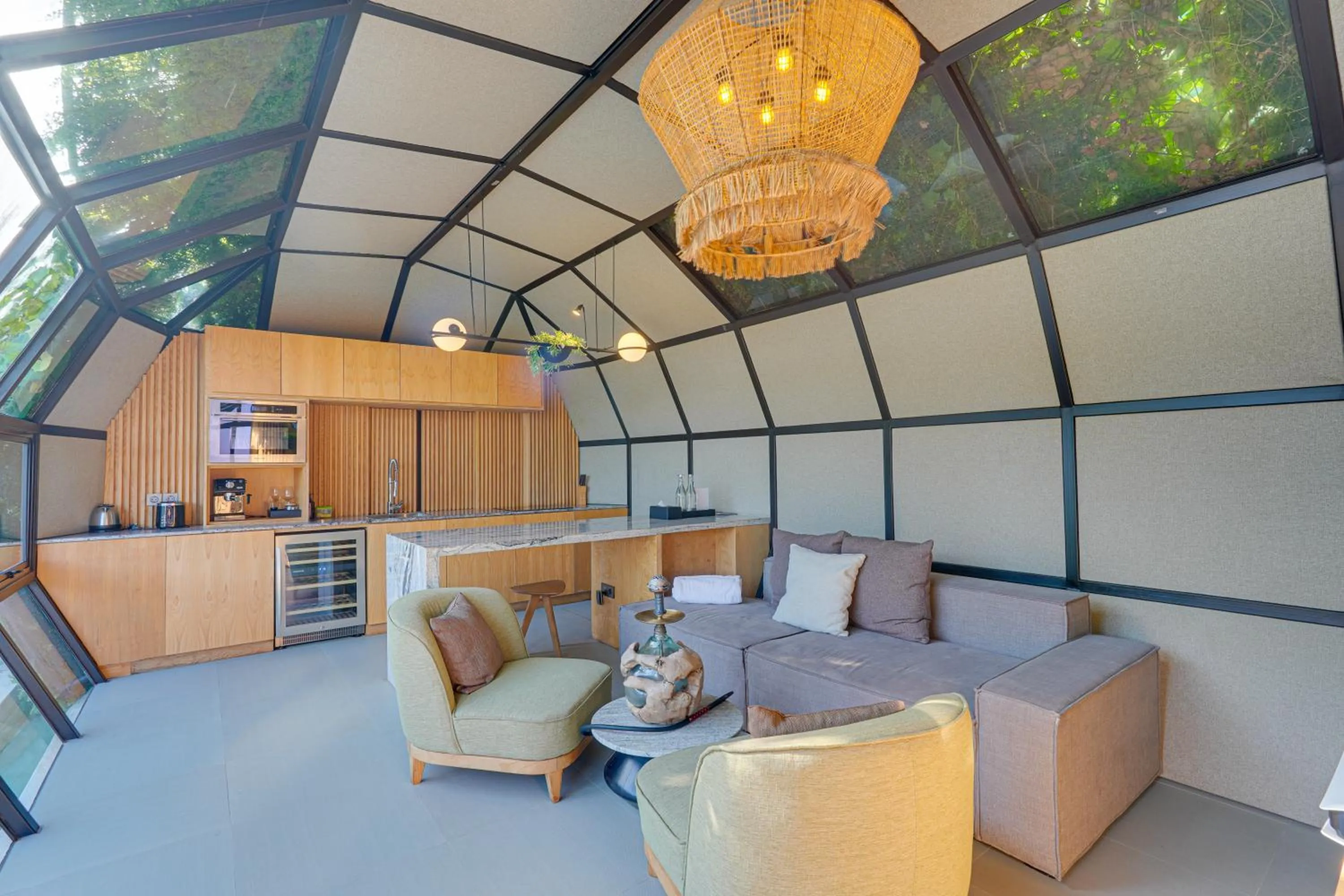 Living room in Airship Bali by Alex Villas