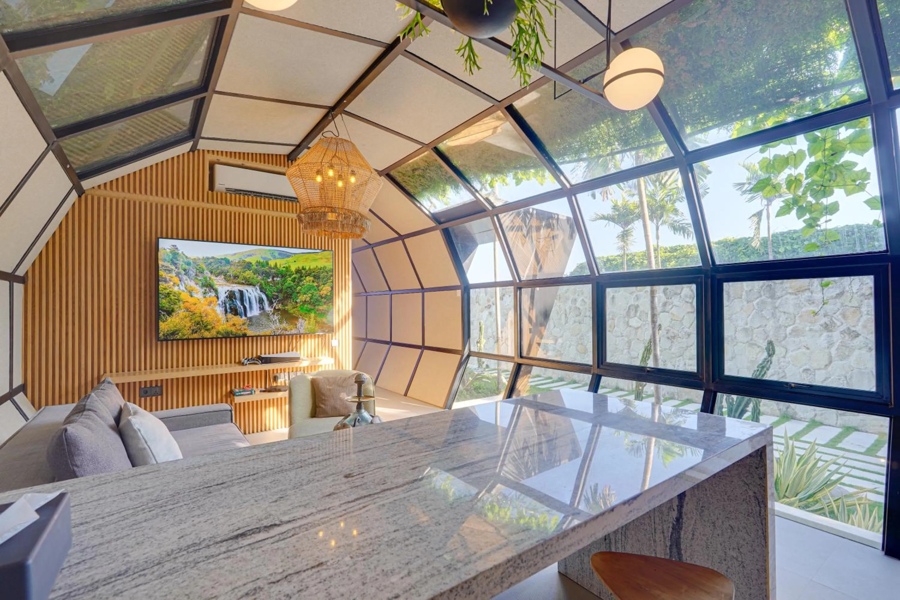 Living room in Airship Bali by Alex Villas