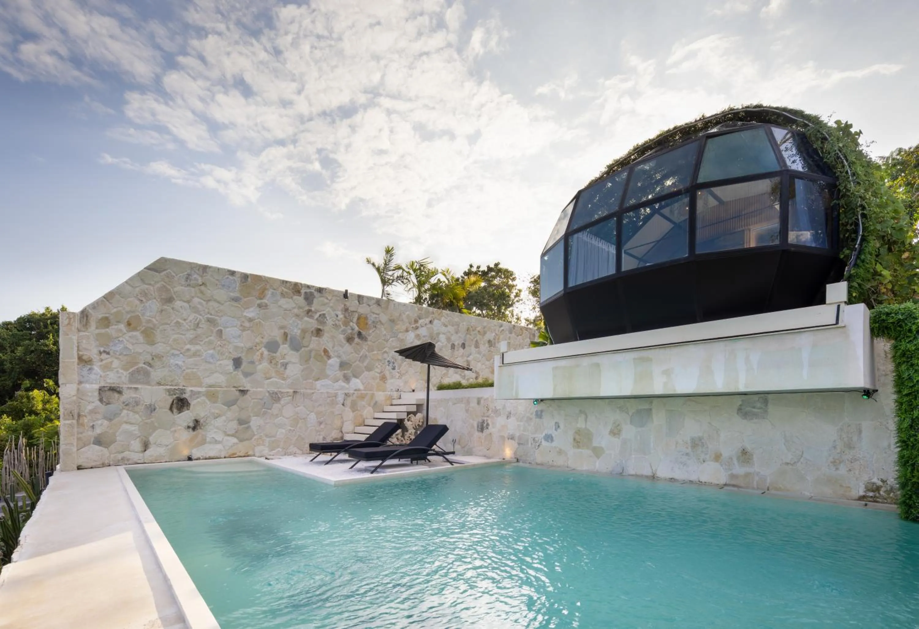 Pool view in Airship Bali by Alex Villas