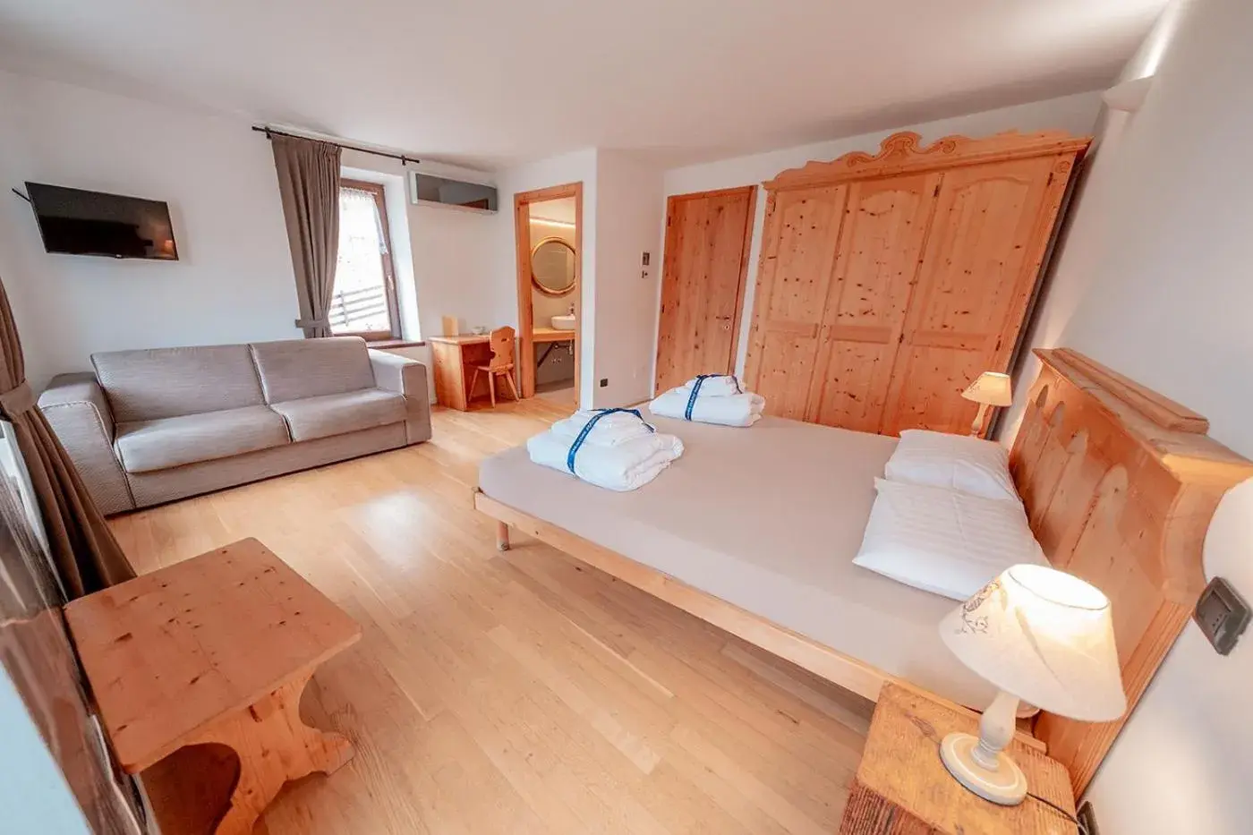 Triple Room in Agriturismo Mas dei Chini Triple Room in Agriturismo Mas dei Chini