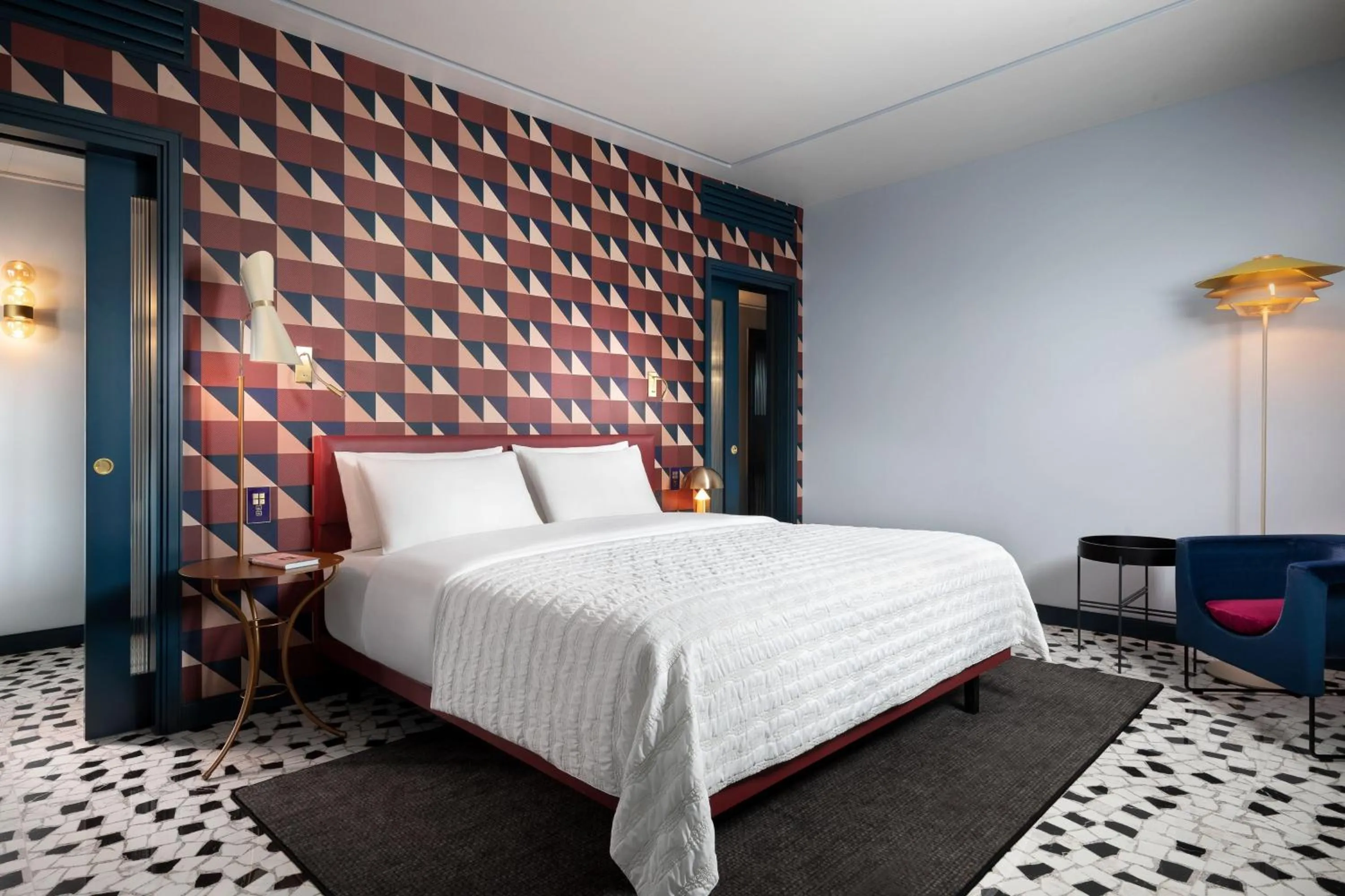 Bedroom, Bed in Le Meridien Visconti Rome